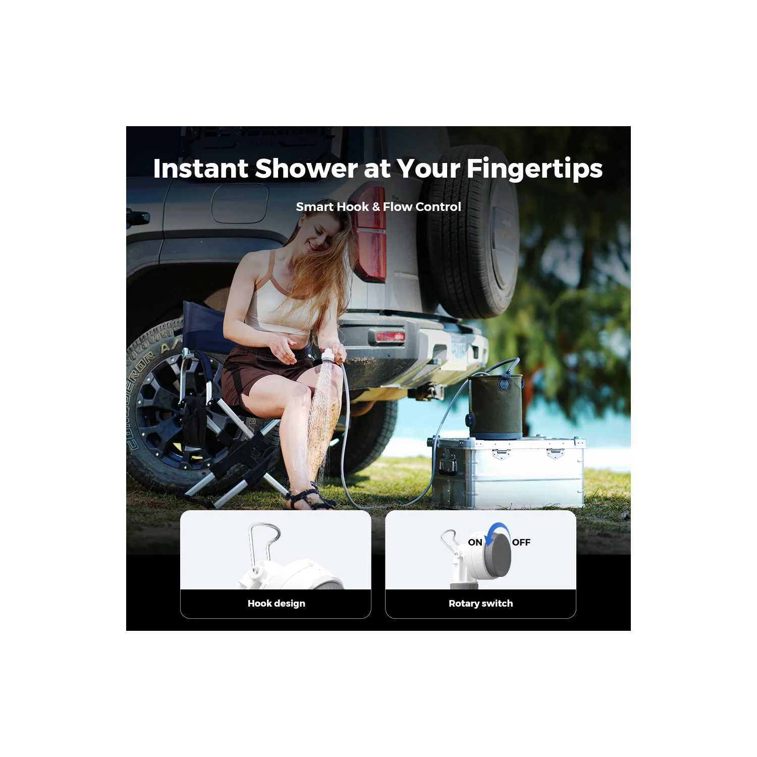 TINY SHOWER - World's Smallest Instant Portable Shower