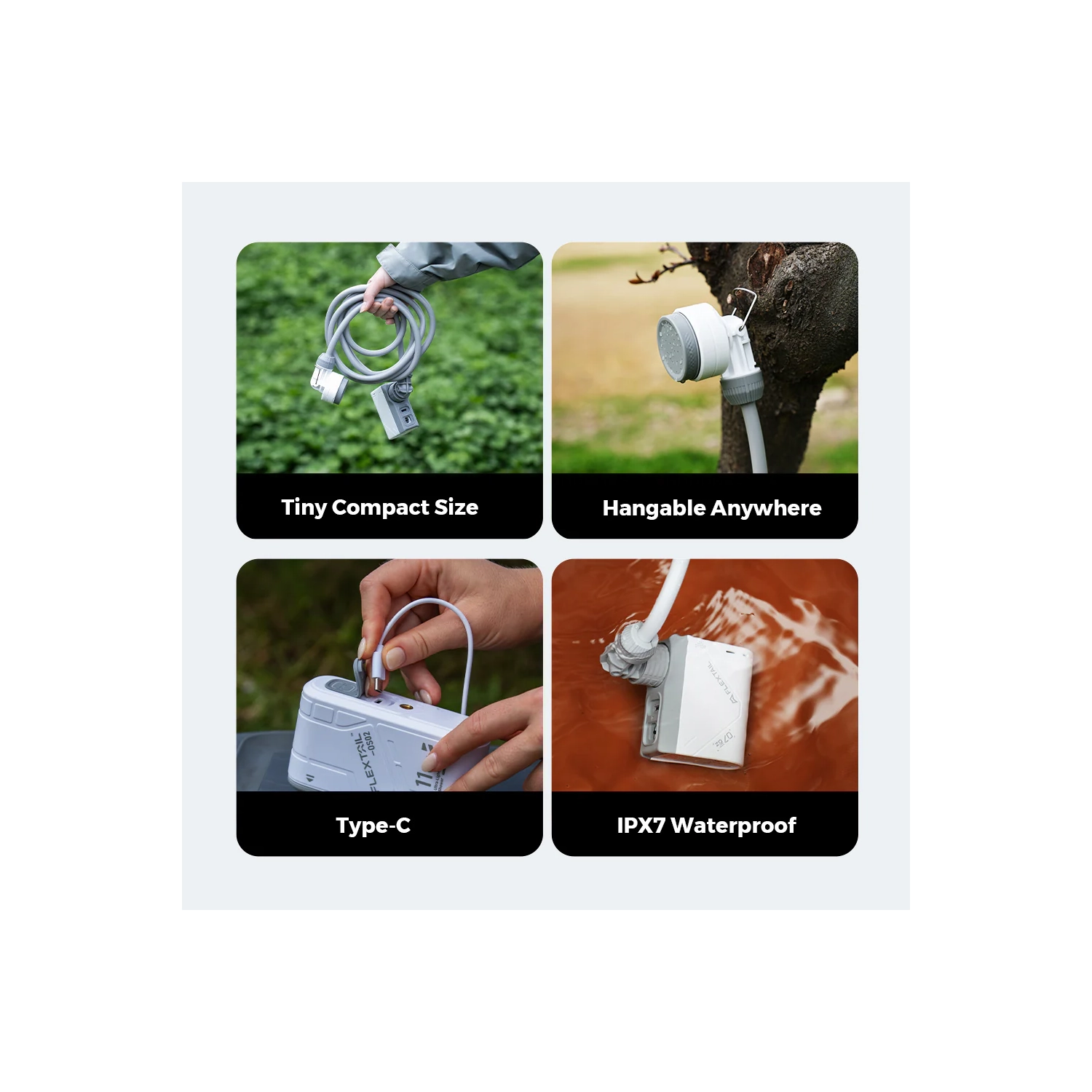 TINY SHOWER - World's Smallest Instant Portable Shower