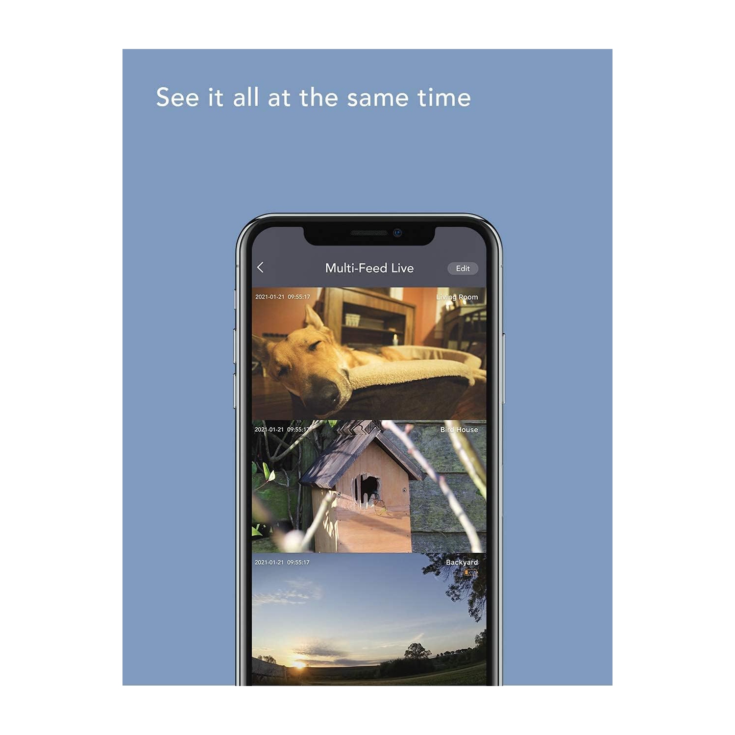 Nooie Outdoor Security Camera, WiFi IP Camera with FHD 1080P, Home Surveillance Bullet Camera with Night Vision, IP66 Waterproof, 2-Way Audio, Motion