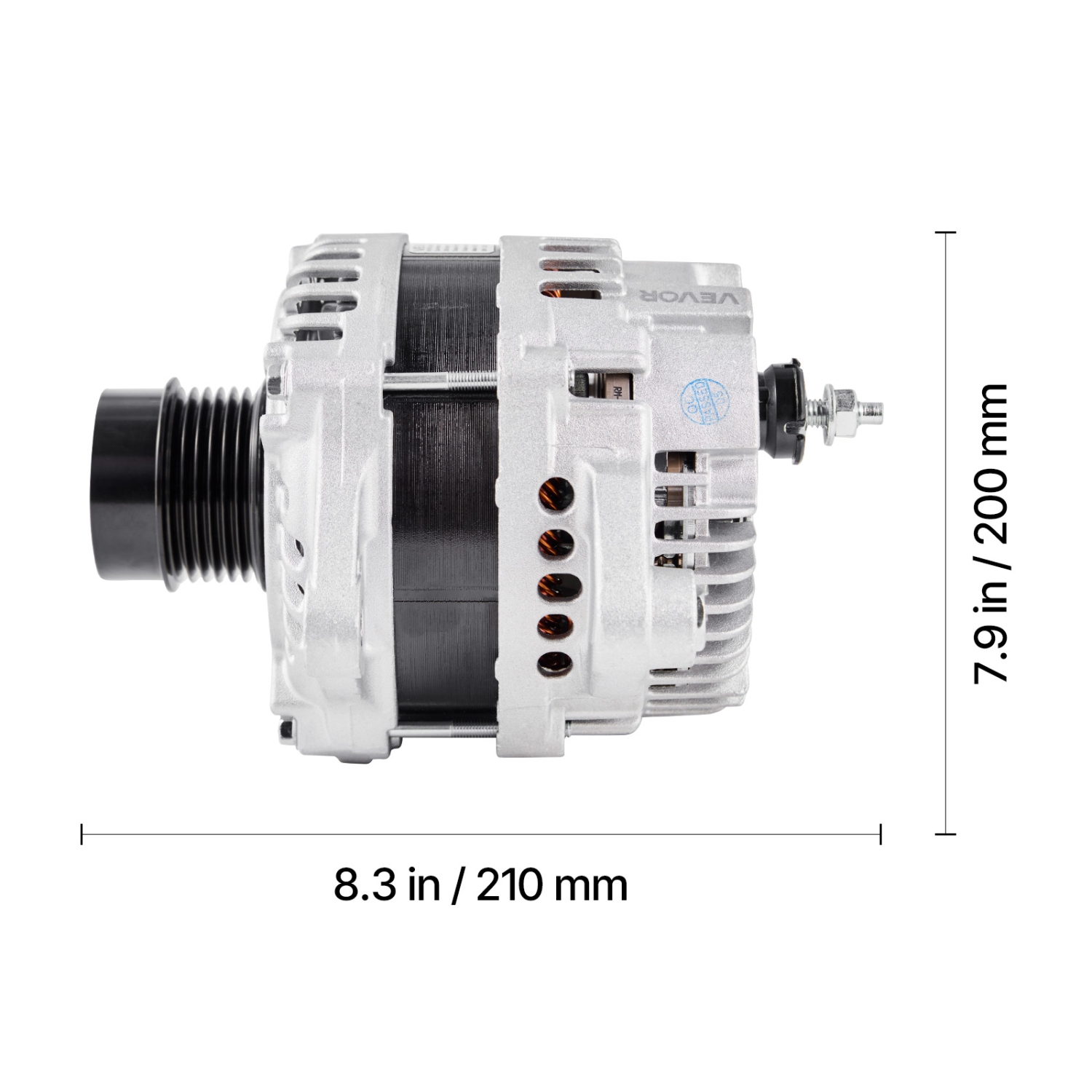 VEVOR 11440 Car Alternator,Fit for Dodge Journey SE Value 2.4L 2020,SXT 2.4L 2012-2018,Crossroad 2016-2020,L4 2009-2020,Replacement Alternator