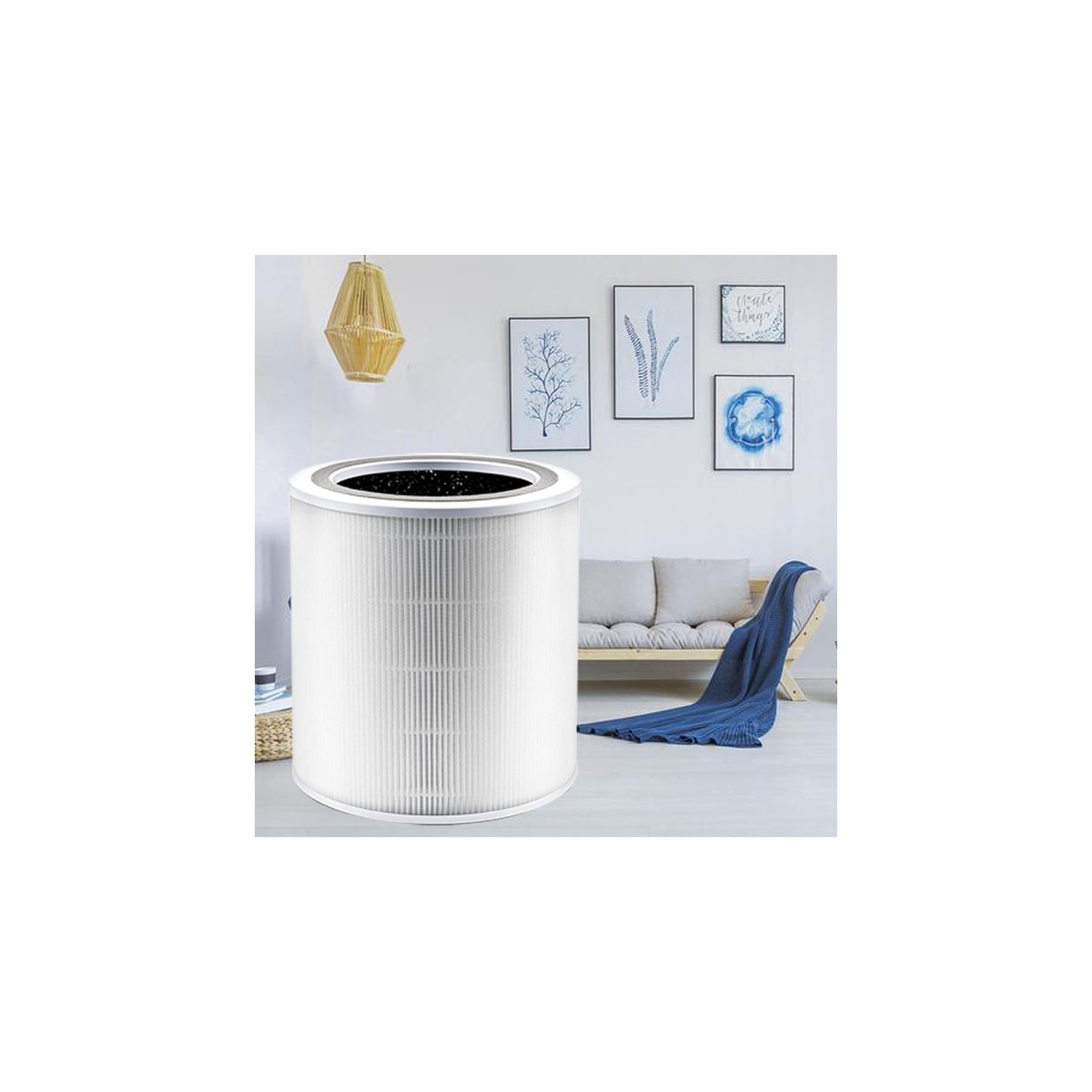 Replacement Filter for LEVOIT Core 400S WiFi Air Purifie, Core 400S 3-in-1 True HEPA Activated Carbon Pre-Filter, 1 Pack