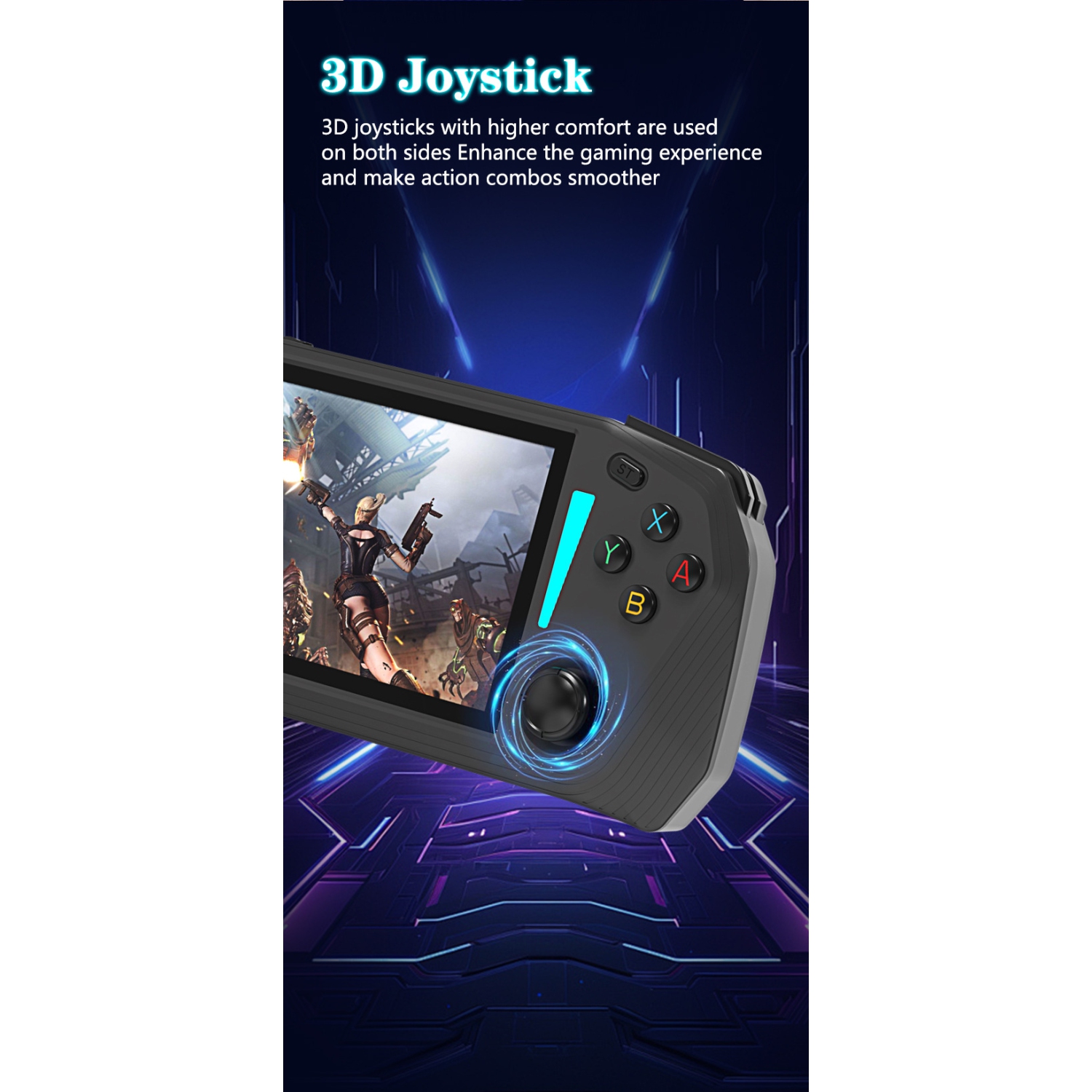 Nouvelle console de jeu portative G33, jeu à deux joueurs, classique rétro d'enfance, portable portable à source ouverte, écran horizontal G33 de 4,3