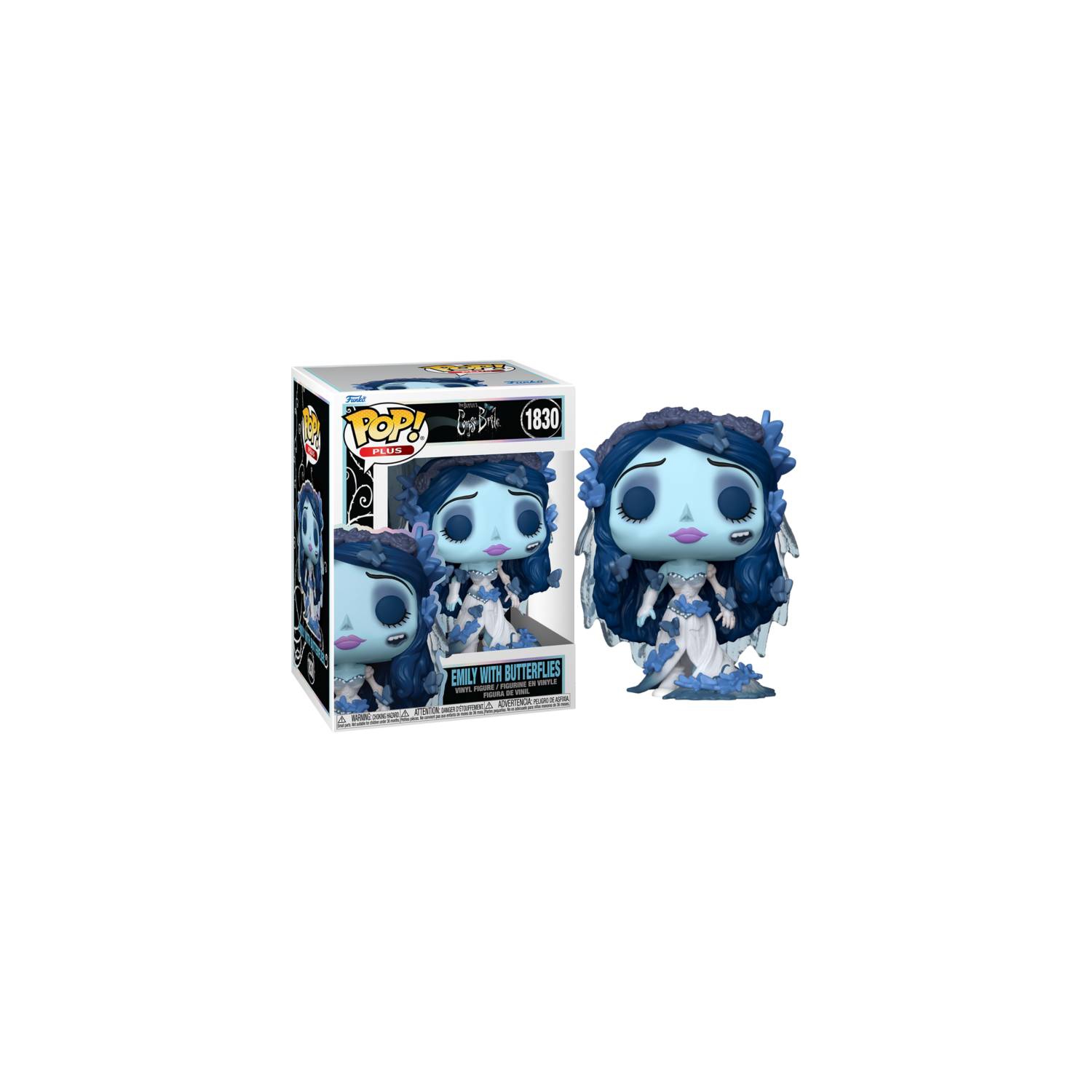 Figurine Pop! De Funko Plus Movies – Figurine en vinyle de Corpse Bride Emily avec papillons no 1830