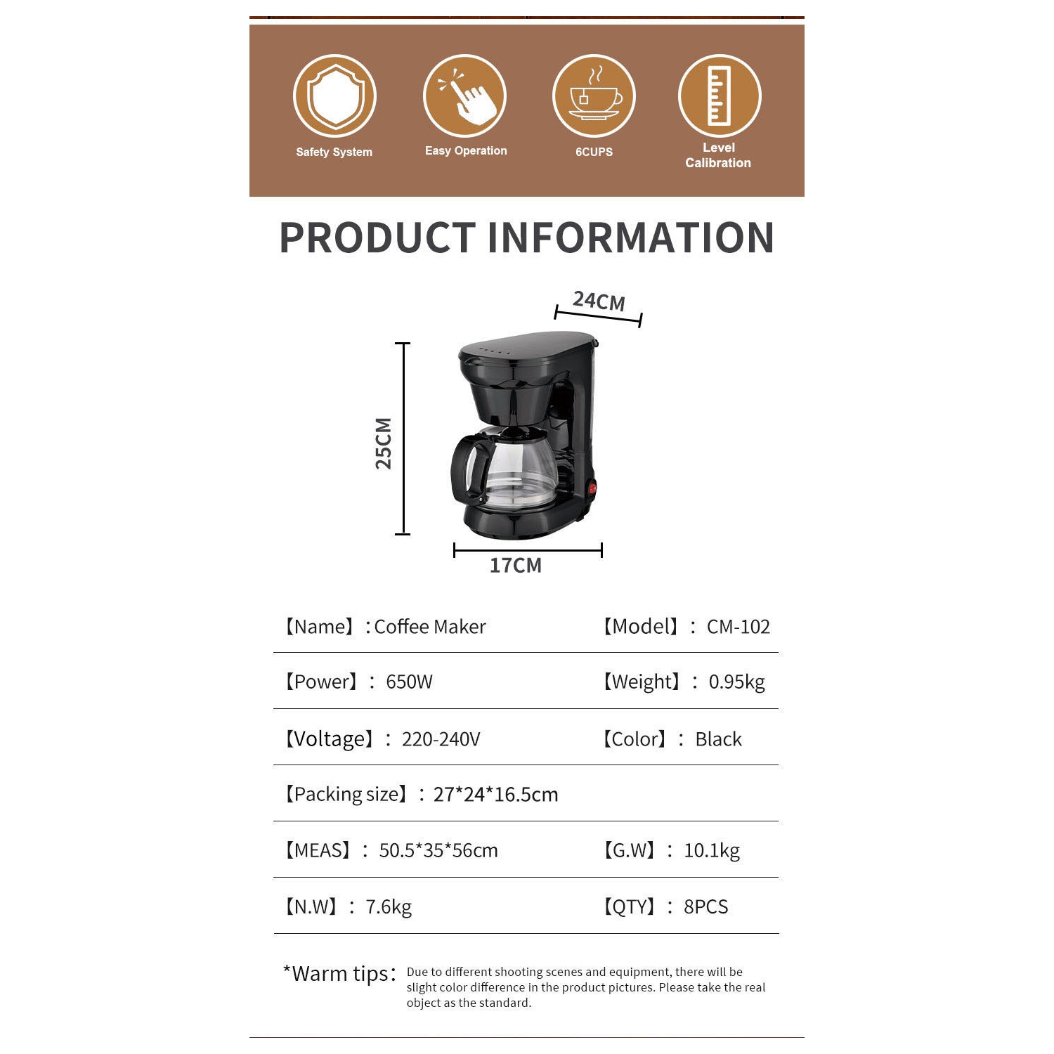 Machine à café filtre entièrement automatique de 110 V Machine à thé américaine Cafetière à thé au lait 110&nbsp;V Cafetière américaine standard