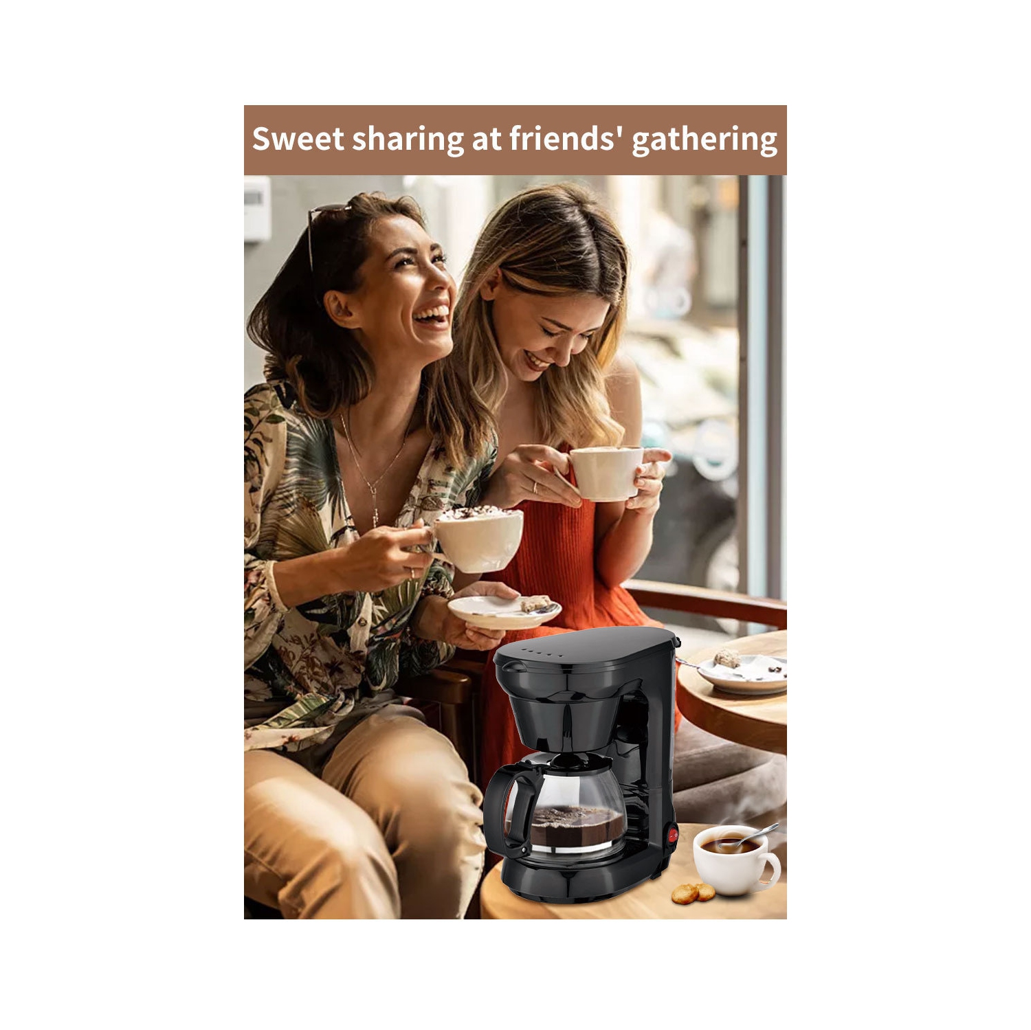 Machine à café filtre entièrement automatique de 110 V Machine à thé américaine Cafetière à thé au lait 110&nbsp;V Cafetière américaine standard