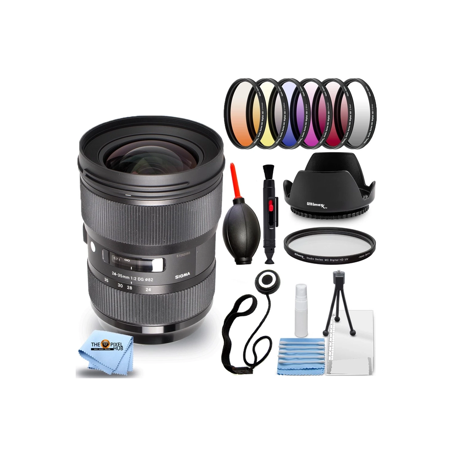 Sigma 24-35mm f/2 DG HSM Art Lens for Nikon F - Telephoto and Wide Angle Lenses