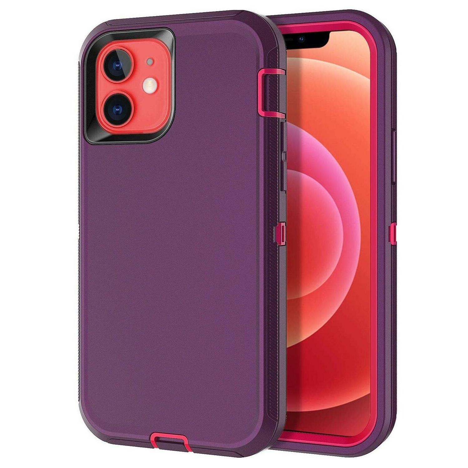 Tasnim Compatible with iPhone 14 Plus Case, Liquid Silicone Case, Full Body Protective Cover, Shockproof, Slim Phone Case, Anti-Scratch - Purple