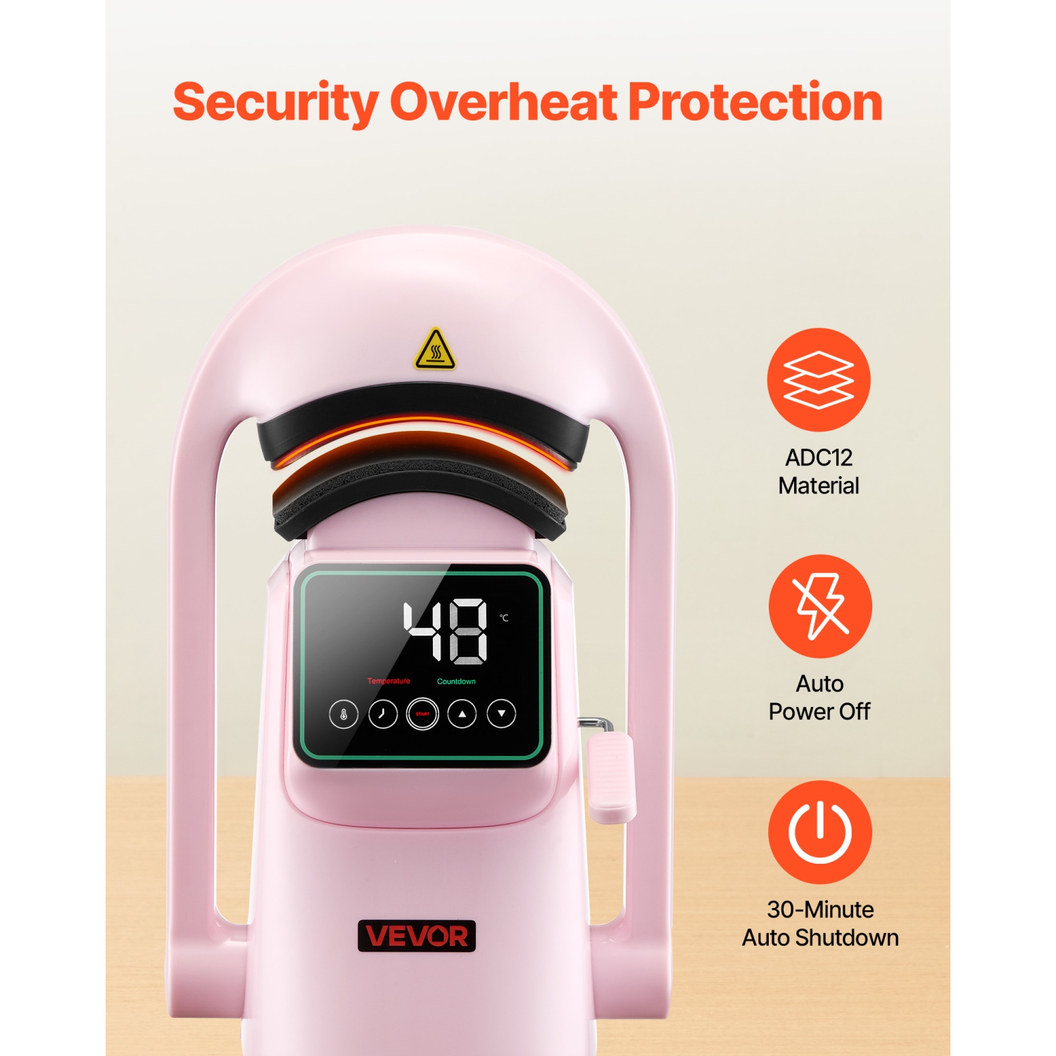 VEVOR Auto Hat Heat Press Machine, with 2pcs Interchangeable Platens, Automatic Open and Release, Touchscreen for Precise Time and Temperature