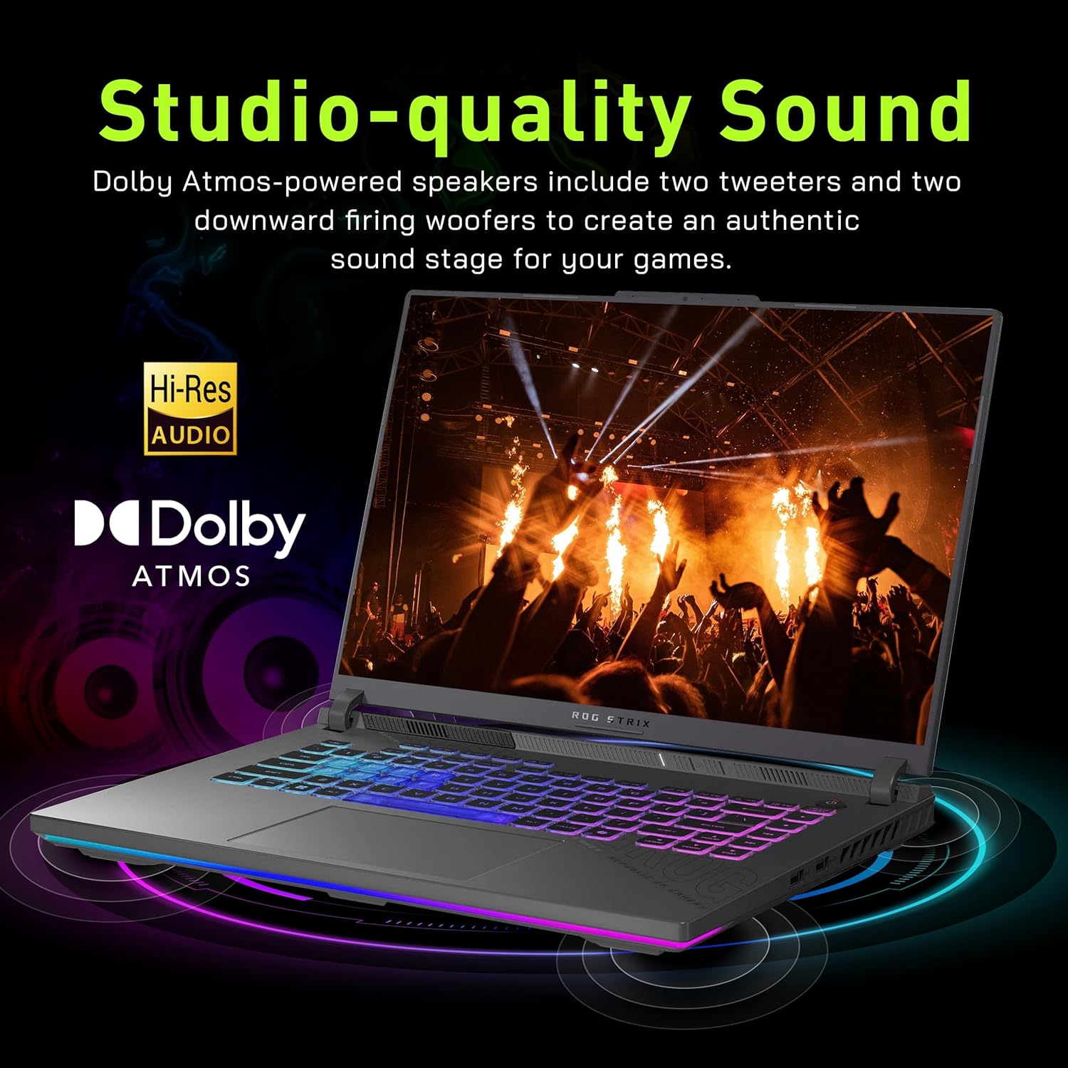 ASUS ROG Strix G16 Gaming Laptop, GeForce RTX 5070 Ti 12GB GDDR7,AMD Ryzen 9 8940HX,2TB SSD,32GB DDR5, Backlit Keyboard,16" WUXGA 165Hz Display,Win