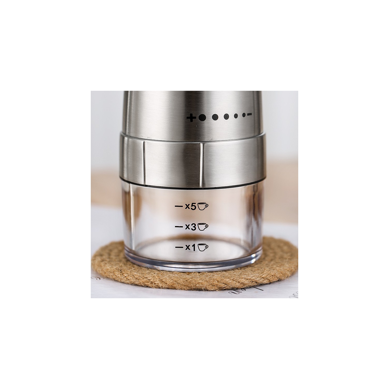 Brand New Coffee Grinder Kitchen Accessory Portable Small USB Automatic Home Grinder Electric Coffee Maker, Bean Grinder - Black