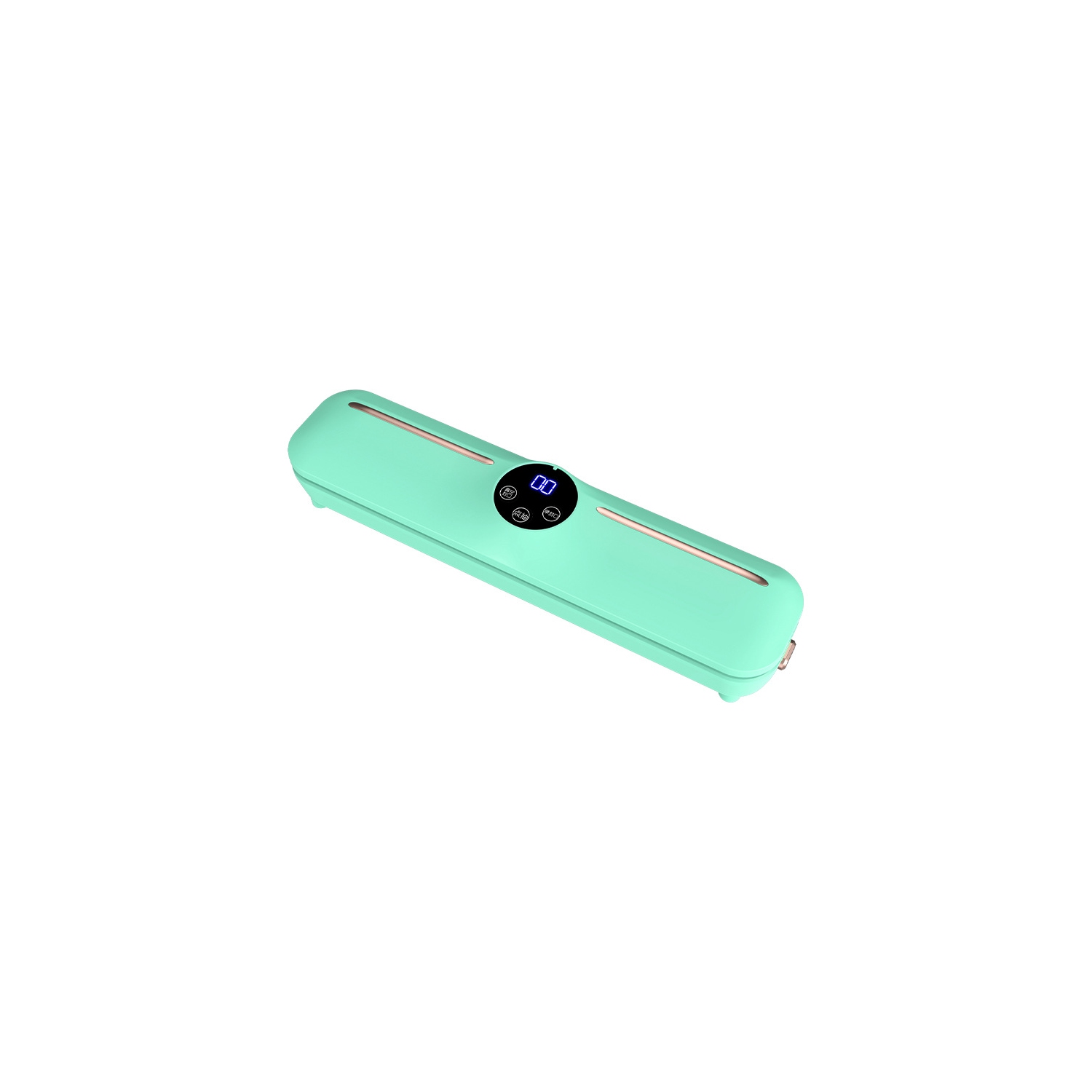 Automatic Vacuum Sealer Food Packaging Machine Small Portable Household Food Preservation Sealer - HB-502 [Green] Vacuum Laminator - US Plug