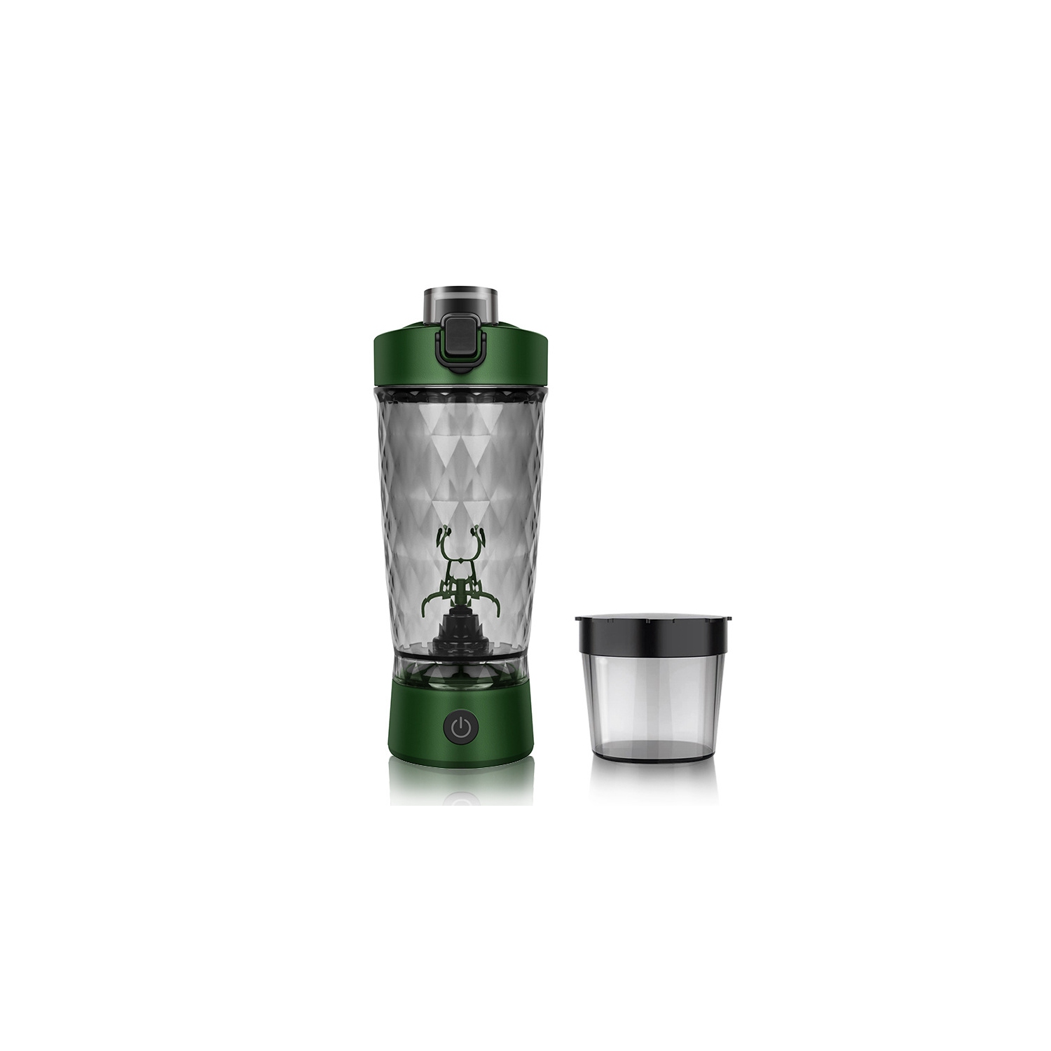 Tasse mélangeur automatique/rechargeable BlenderBottle poudre protéinée Milkshake Fitness Shaker - Vert
