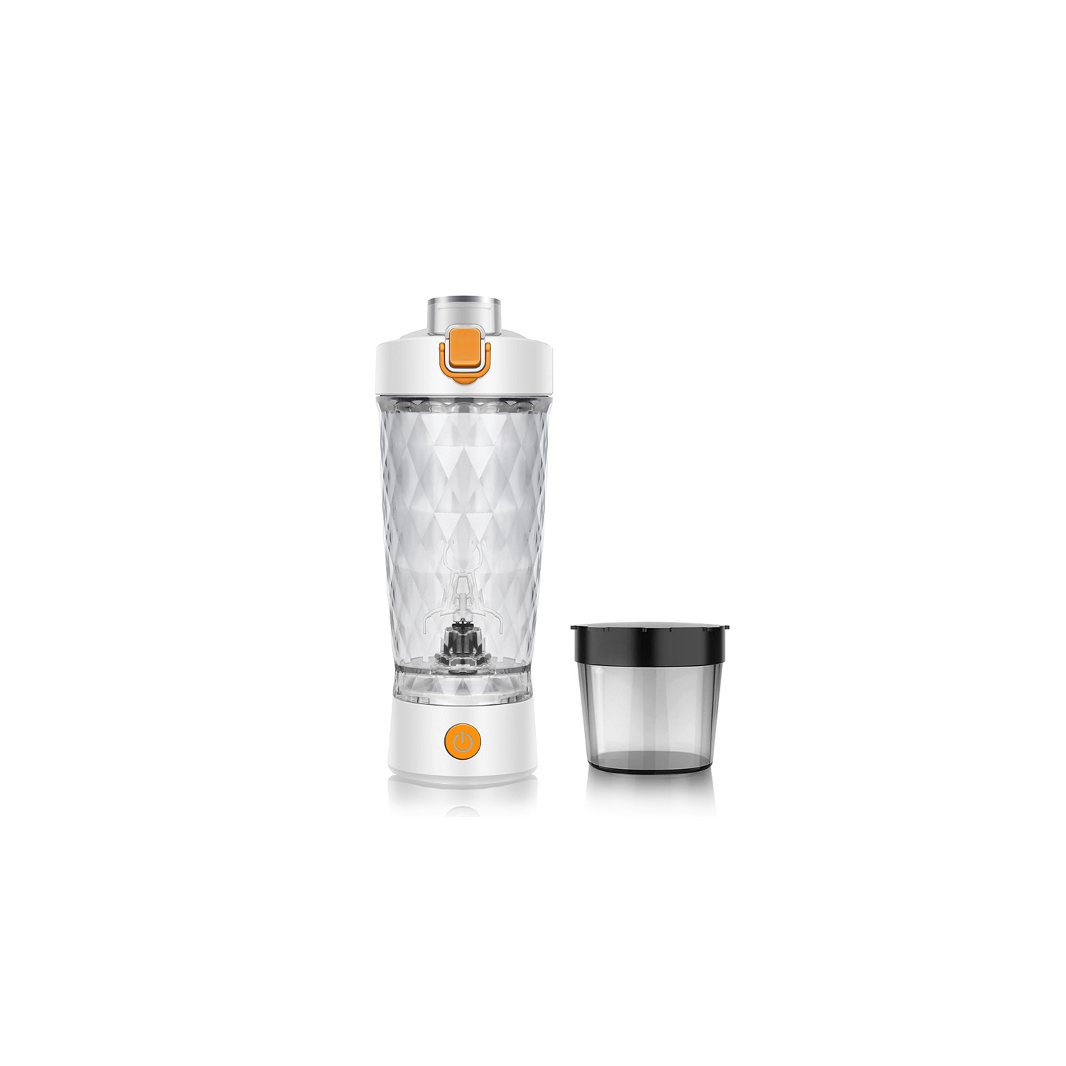 Tasse mélangeur automatique/rechargeable BlenderBottle poudre protéinée Milkshake Fitness Shaker électrique - Blanc