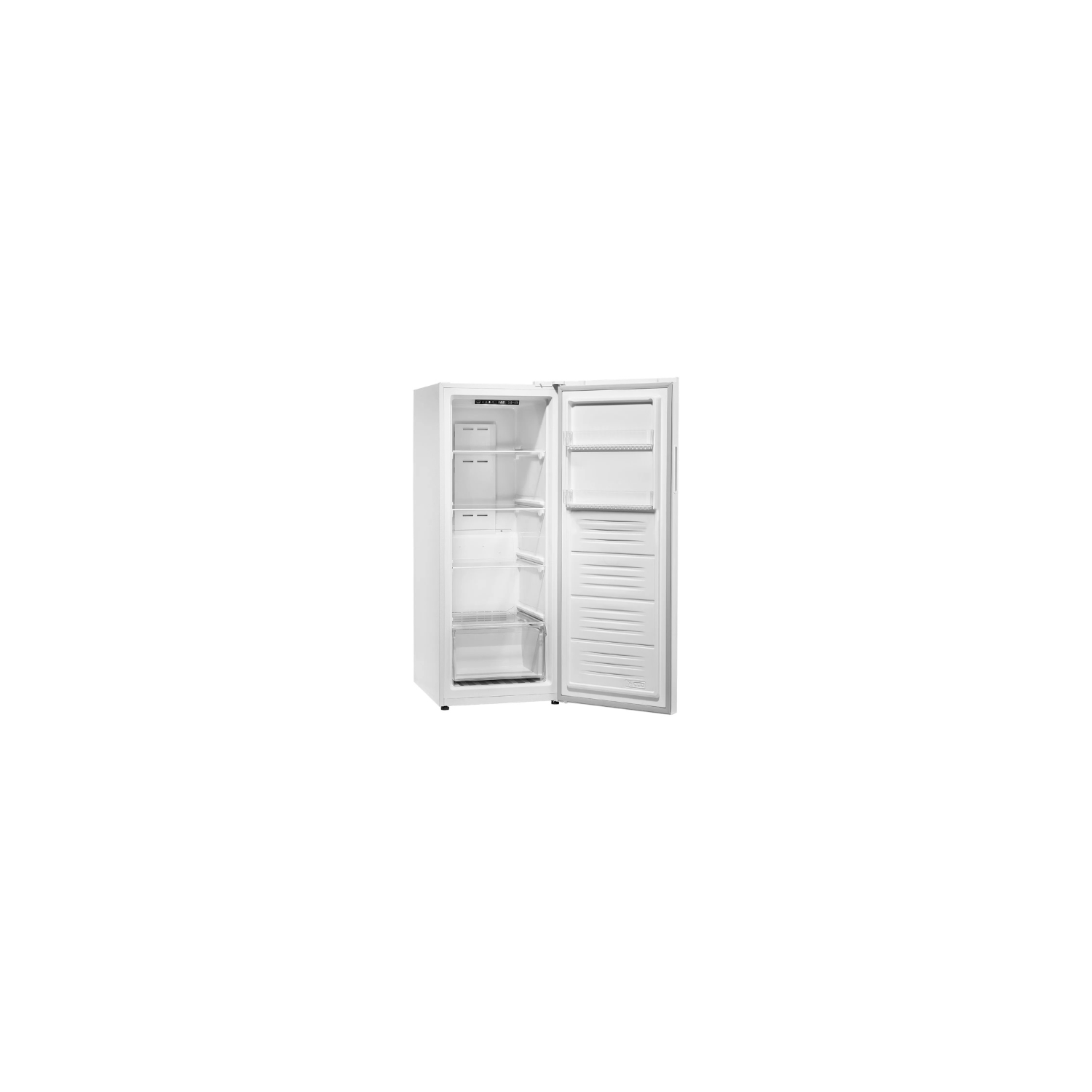 VEVOR Convertible Upright Freezer/Refrigerator BD318WD, 11 Cu.Ft Frost-Free, Energy-Saving, Digital Control, Reversible Door, LED, Wheels,white