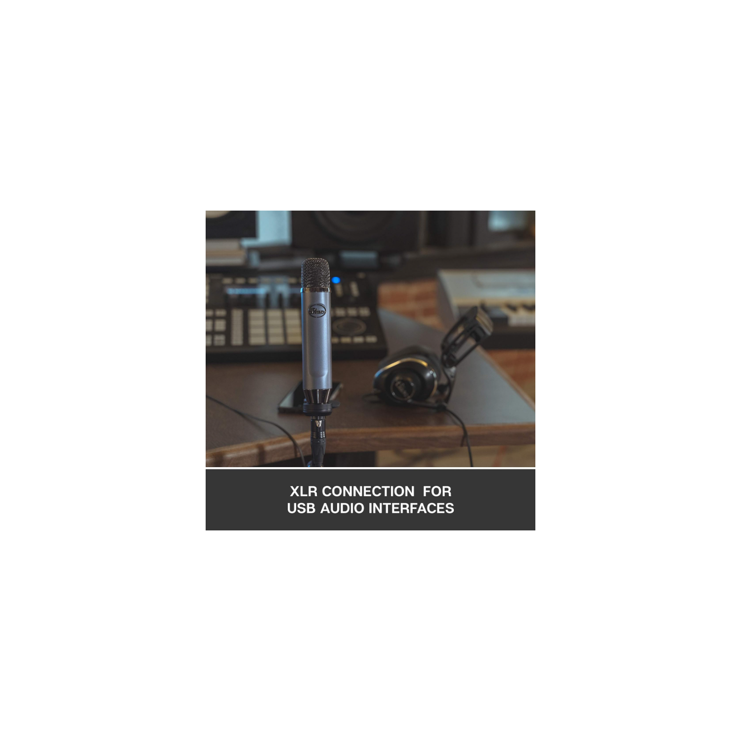 Logitech – Microphone à condensateur XLR Blue Ember pour studio, enregistrement, baladoémissions, microphone de diffusion