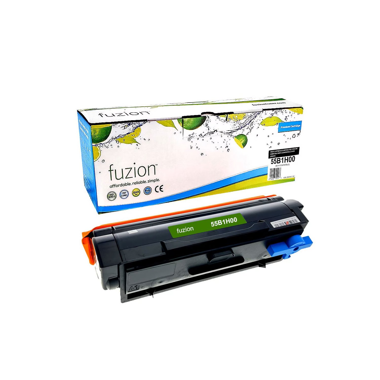 FUZION Compatible Lexmark 55B1H00 Toner High Yield - Black- FREE SHIPPING