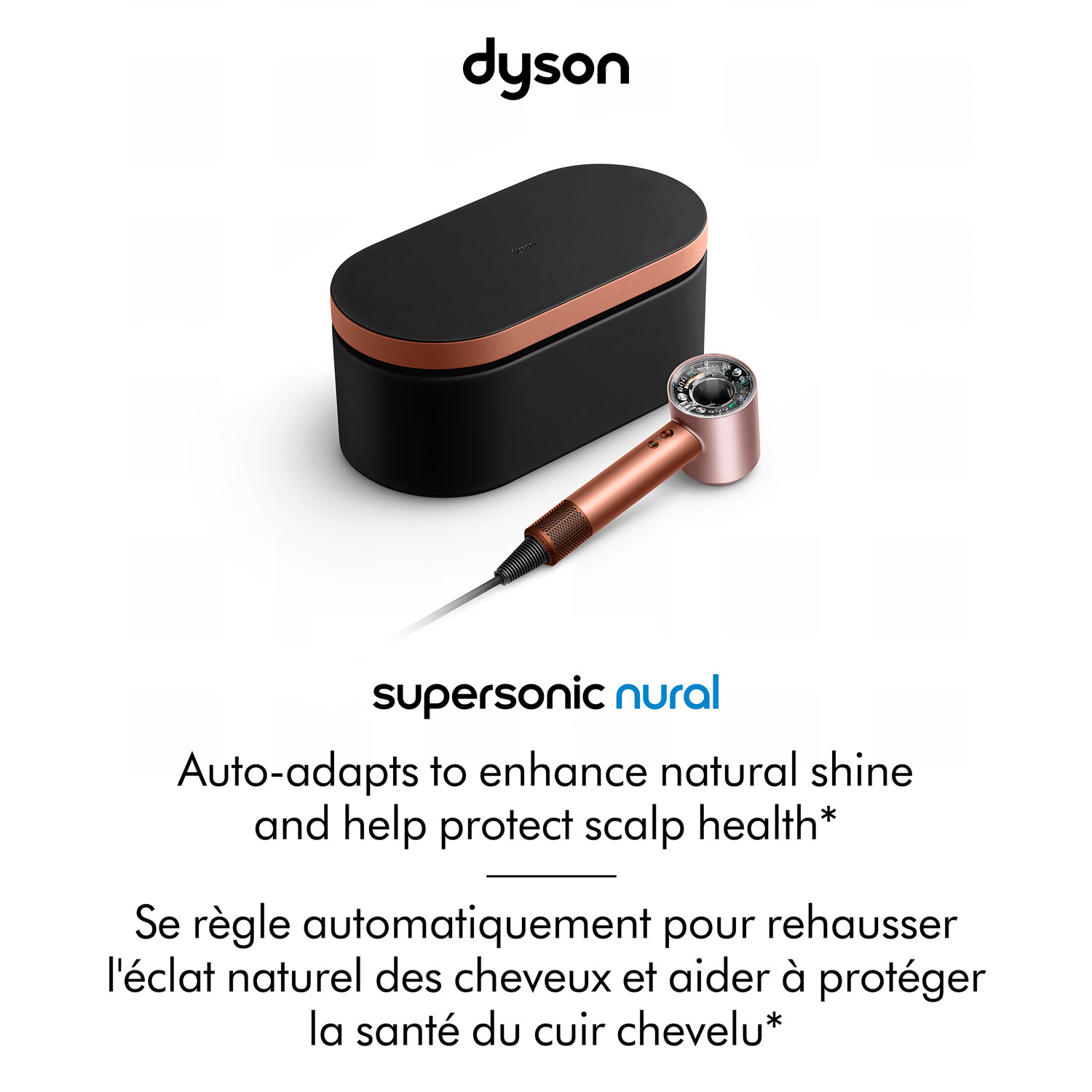 Sèche-cheveux Supersonic Nural de 1600 W de Dyson - Édition spéciale - Soie ambrée