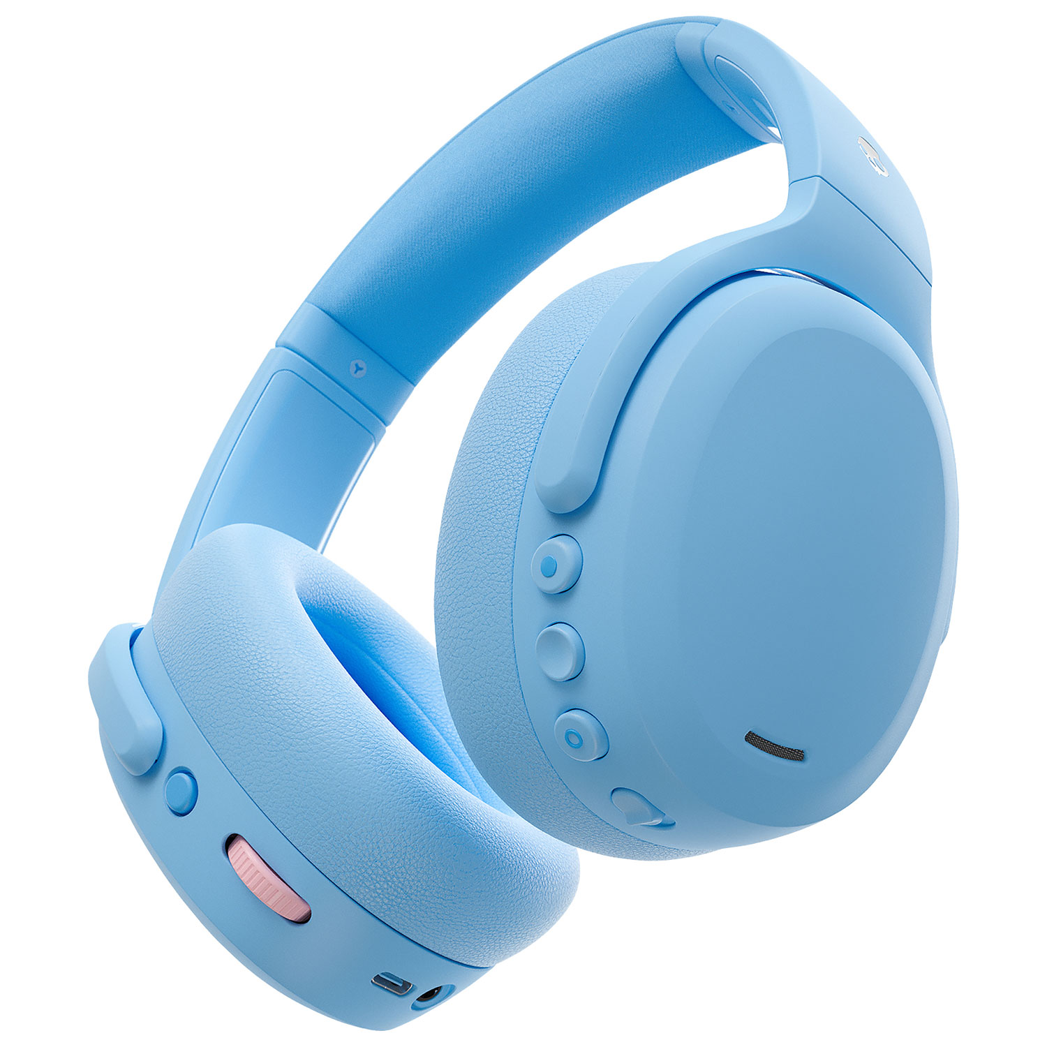 Skullcandy Crusher ANC 2 Over-Ear Noise Cancelling Bluetooth Headphones - Preppy Blue