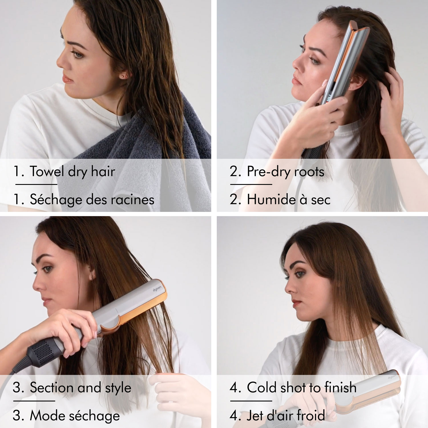 Dyson Airstrait Hair Straightener - Special Edition - Amber Silk