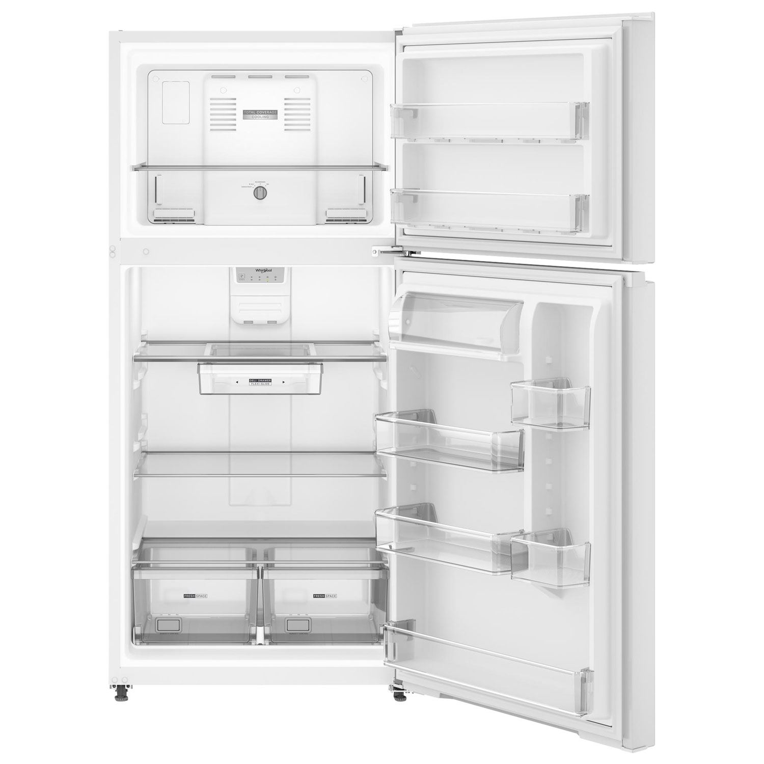 Whirlpool 30" 19.3 Cu. Ft. Top Freezer Refrigerator - White