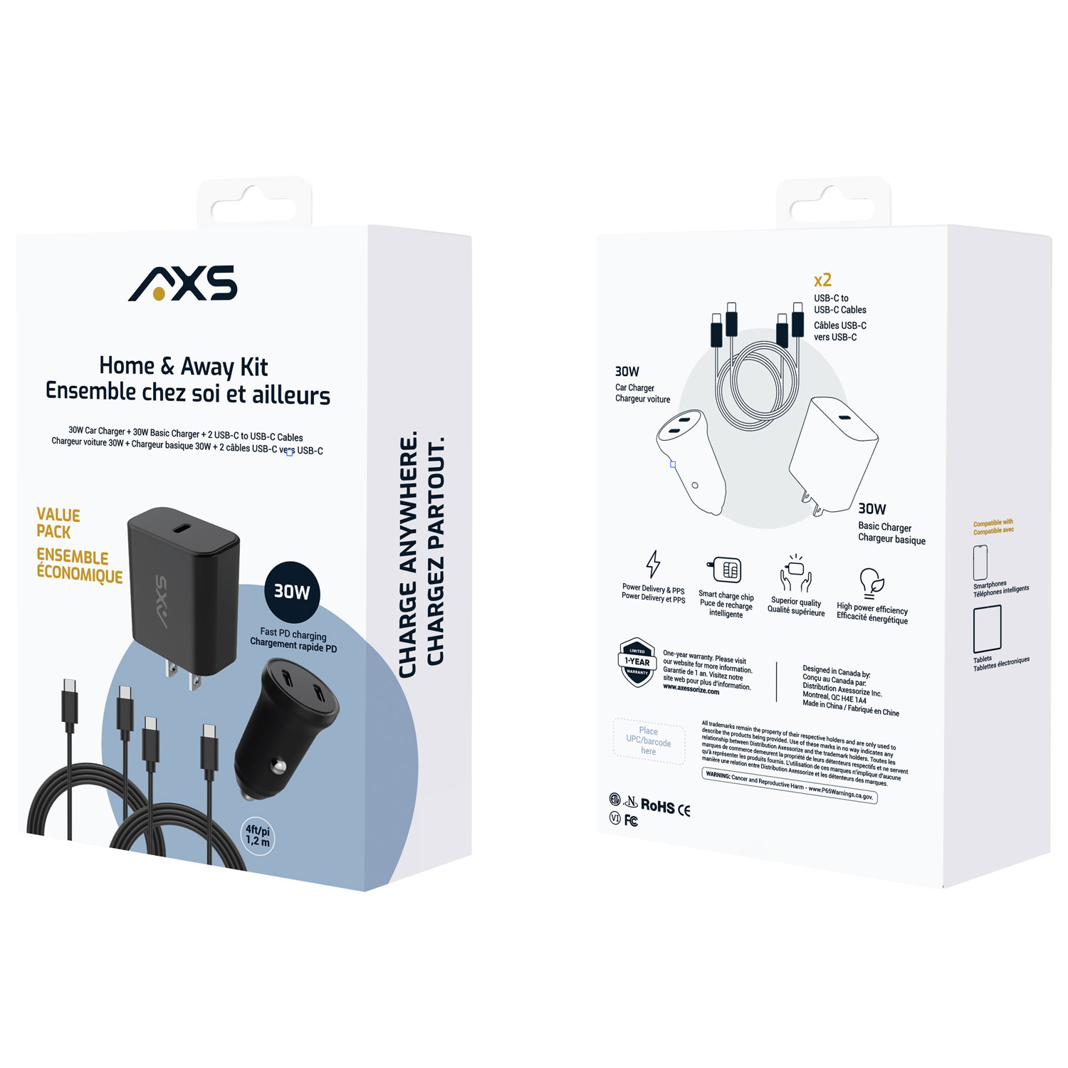 AXS Home & Away Smartphone Essential Kit