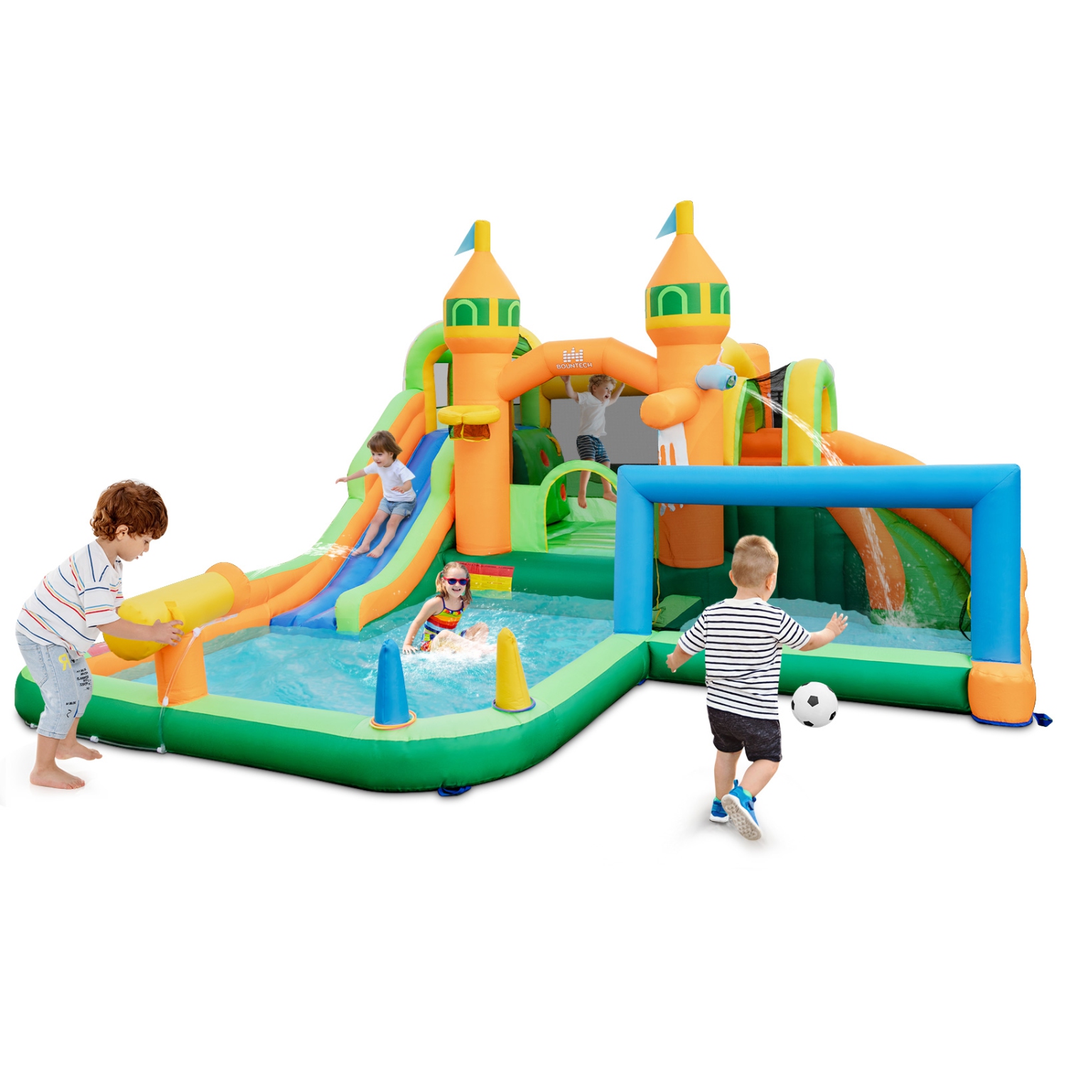 Kids Inflatable Water Slide – Lawn and Yard Outdoor Play Pool