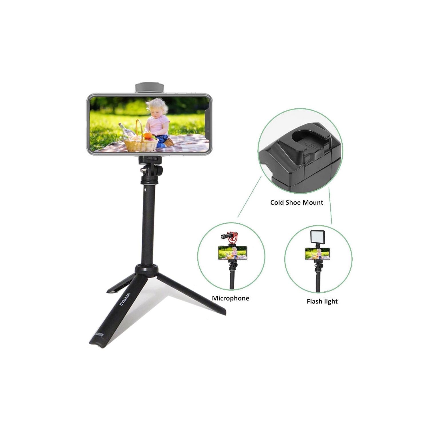 Système de micro combiné LARK M2S de Hollyland avec trousse de création de contenu USB-C à Lightning