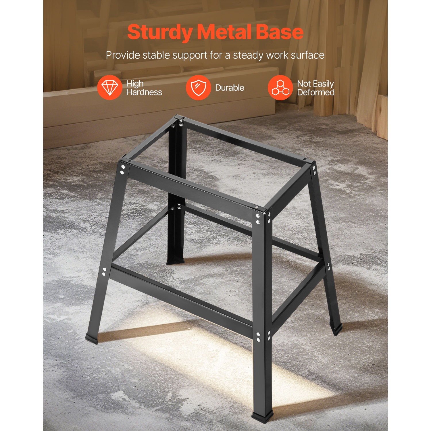 VEVOR 31.5 in x 23.9 in Precision Router Table System, Routing Table Accessory Kit with Adjustable Fence, MDF Top, Sturdy Metal Base, Compatible with