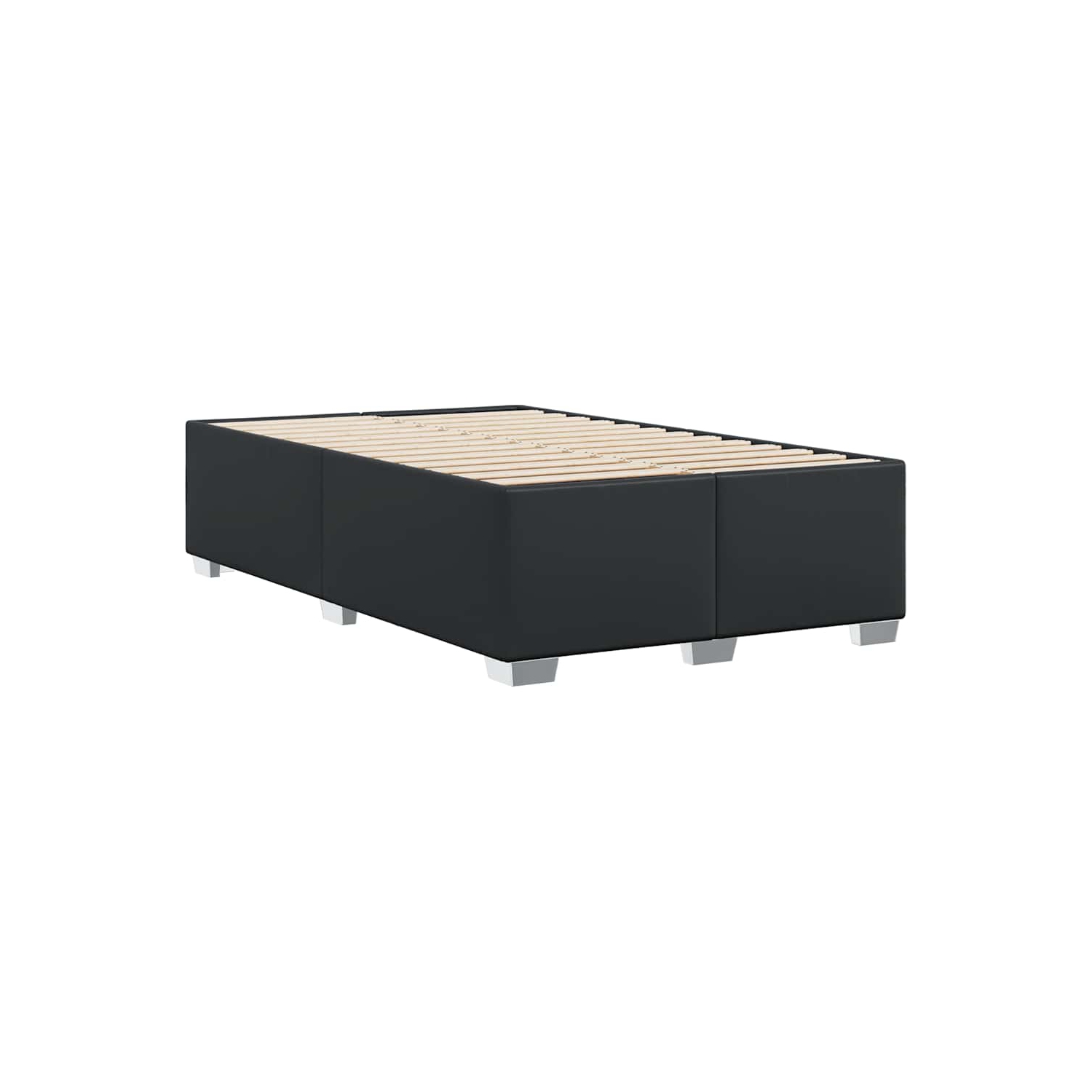 vidaXL Bed Frame without Mattress Black&nbsp;Full Faux Leather