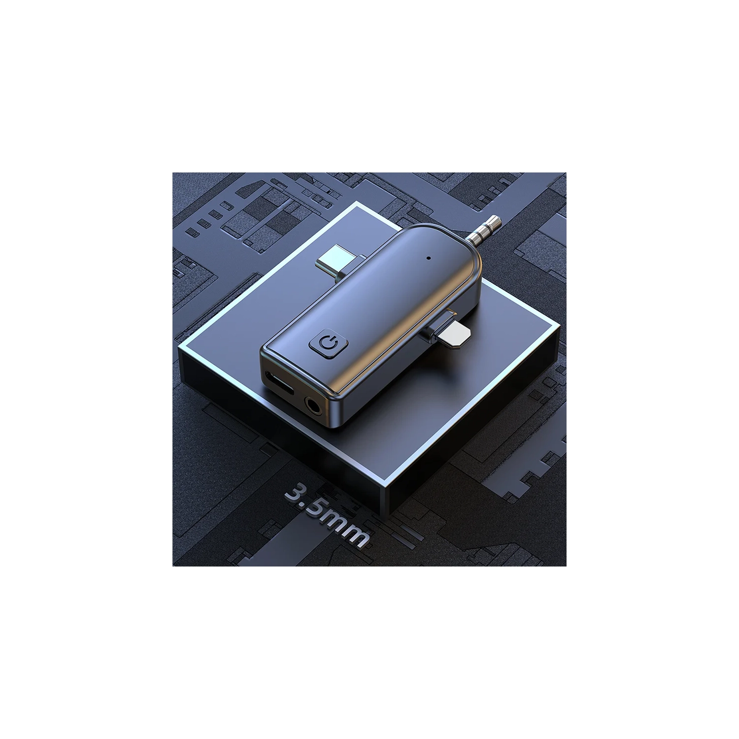 Micro-cravate sans fil pour iPhone, Android, USB-C, Plug-Play, mini microphone à délai ultrafaible 2,4 G pour entrevue /tiktok/Vlog/YouTube