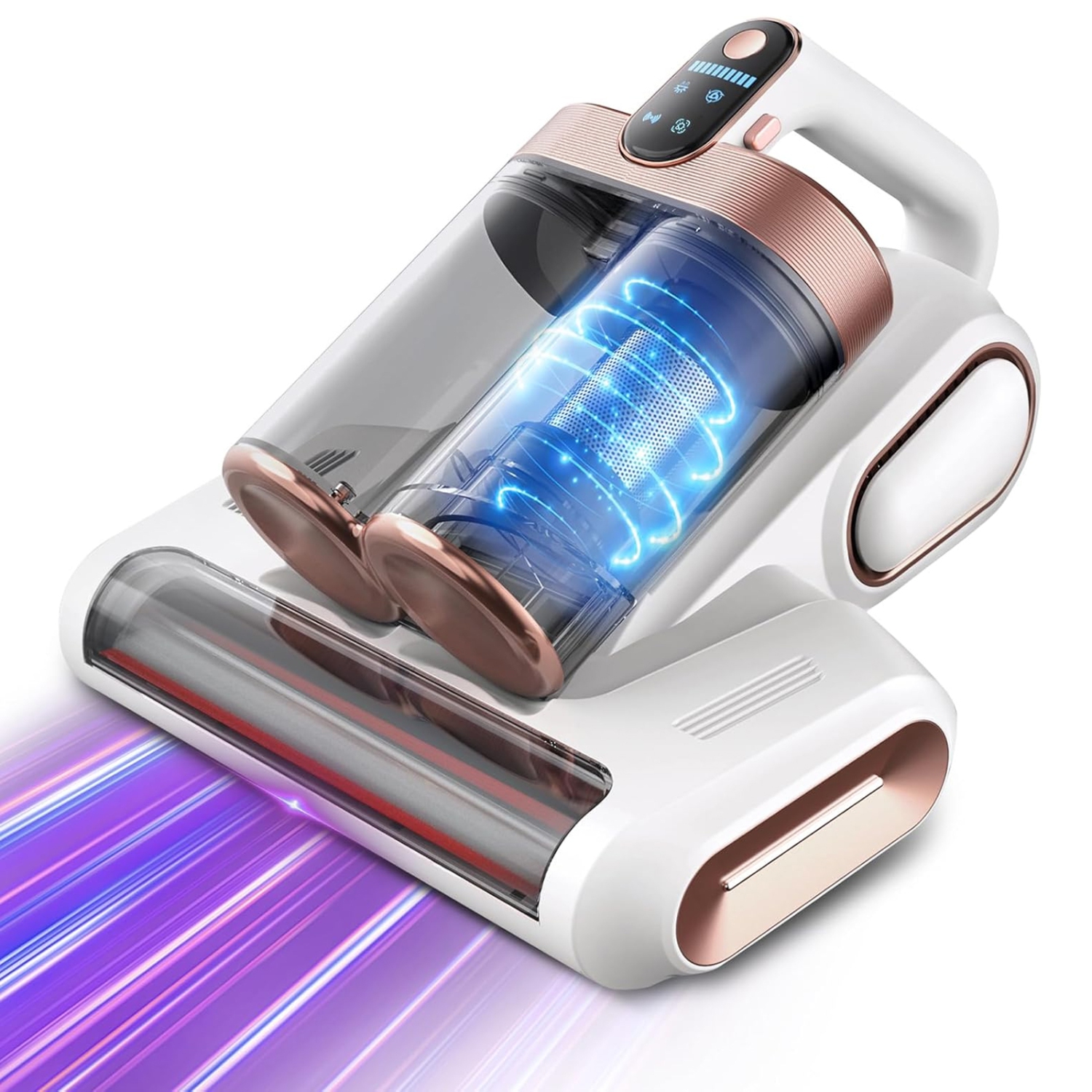 Household Wireless Mite Removal Device, Portable Ultraviolet Sterilization Mite Removal Device 13000Pa, Suitable for Bedroom and Living Room