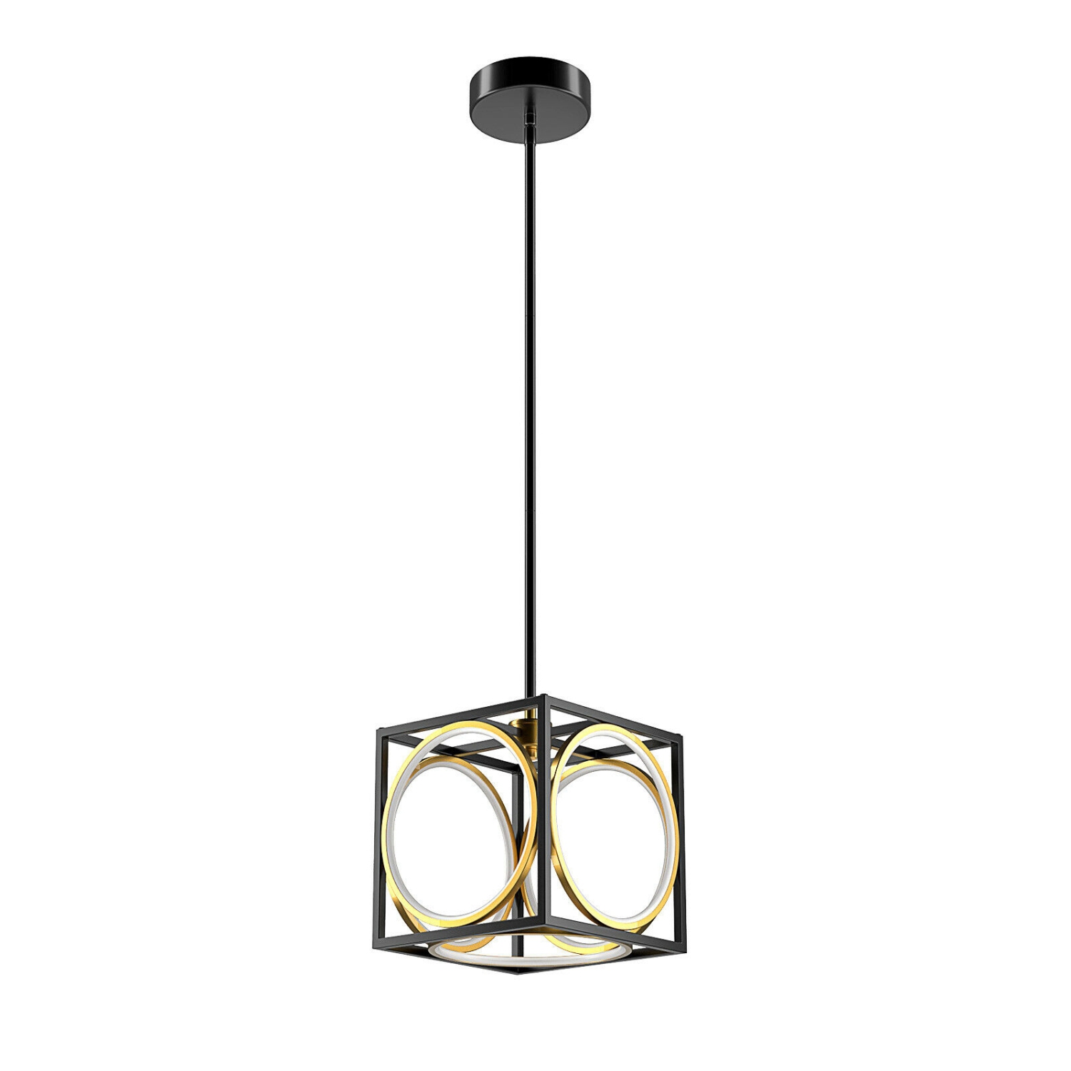 Contemporary LED Pendant Ceiling Light with Adjustable Suspension