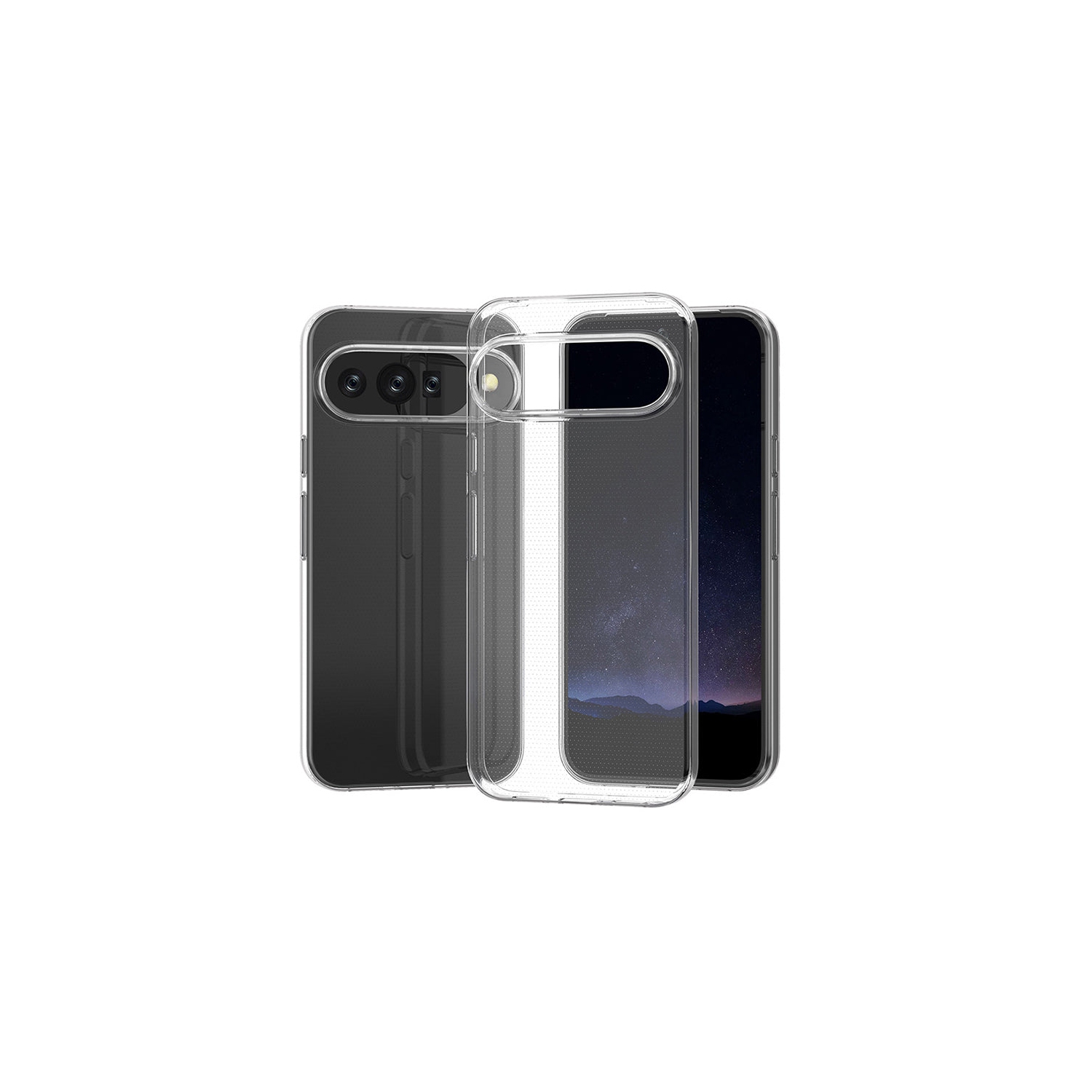 Étui transparent de PANDACO pour Pixel 10 de Google