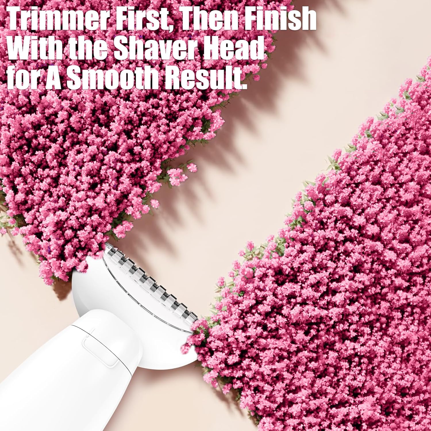 5 in 1 Bikini Trimmer for Women, Electric Razors for Women Pubic Hair Trimmer Waterproof Facial Hair Removal Cordless Electric Bikini Shaver with USB