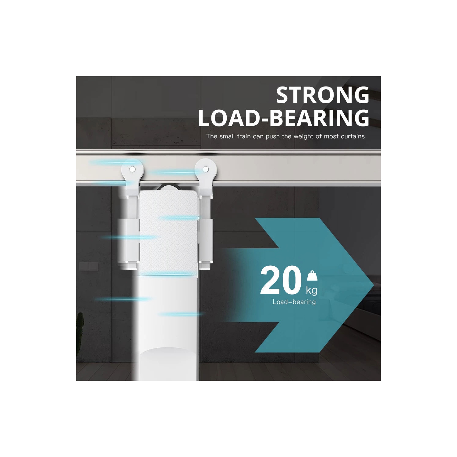 Electric curtain motor, intelligent 2.4GWiFi universal curtain robot, suitable for TIU type