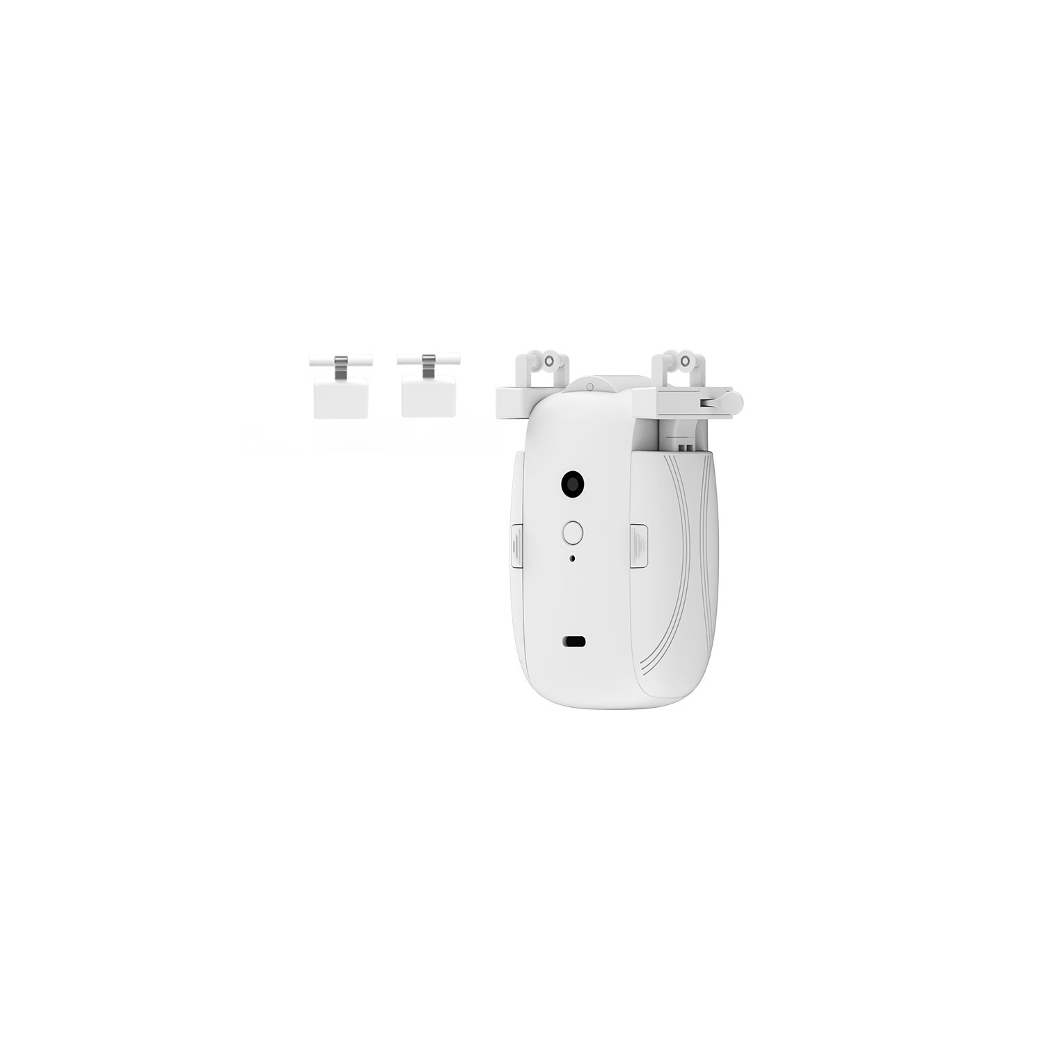 Ouvre-rideau intelligent automatique, robot d'ouvre-rideau à télécommande, maison intelligente, adapté aux rails en T/U - Version Bluetooth