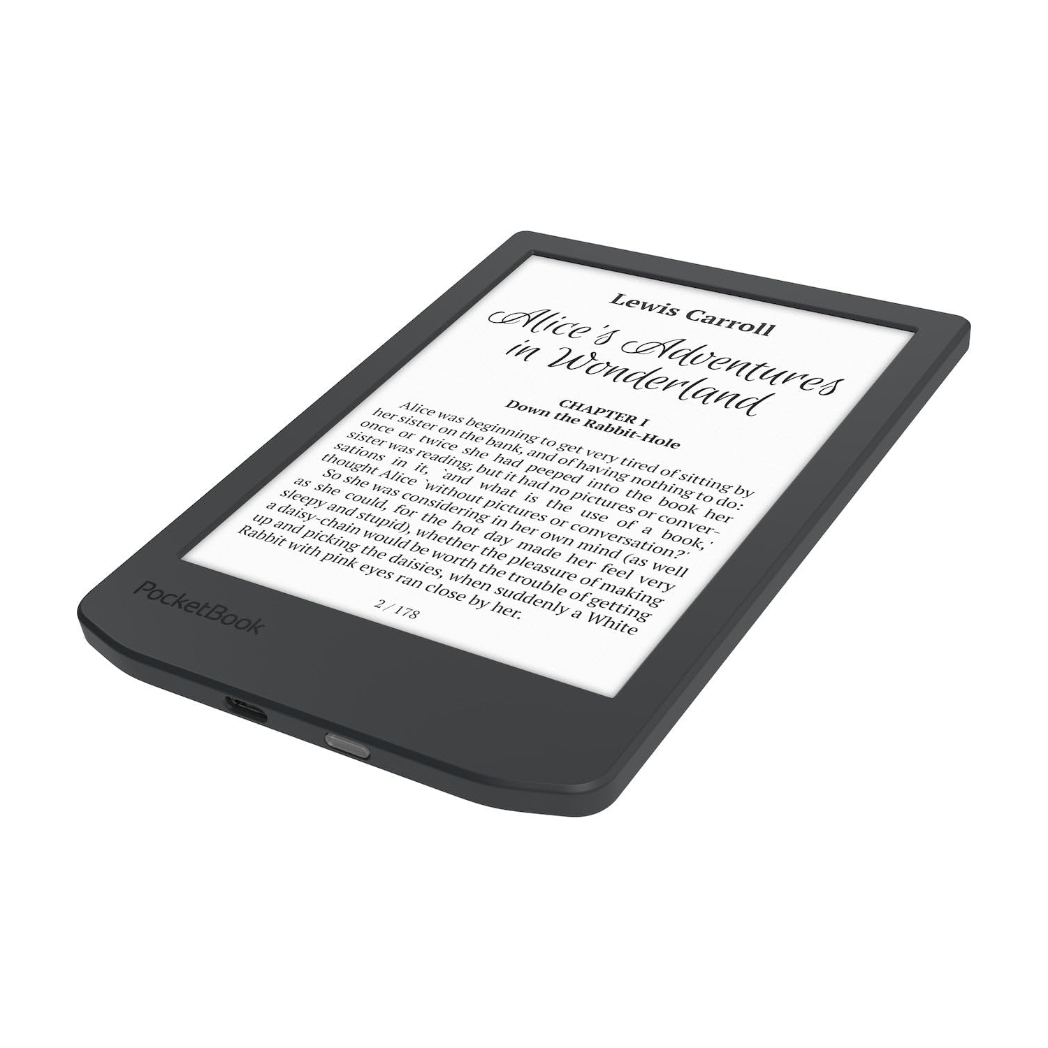 Pocket Book Verse Lite – liseuse à écran tactile E-Ink Carta de 6&nbsp;po avec éclairage frontal | Écran antireflet et convivial | Wi-Fi | 25 formats
