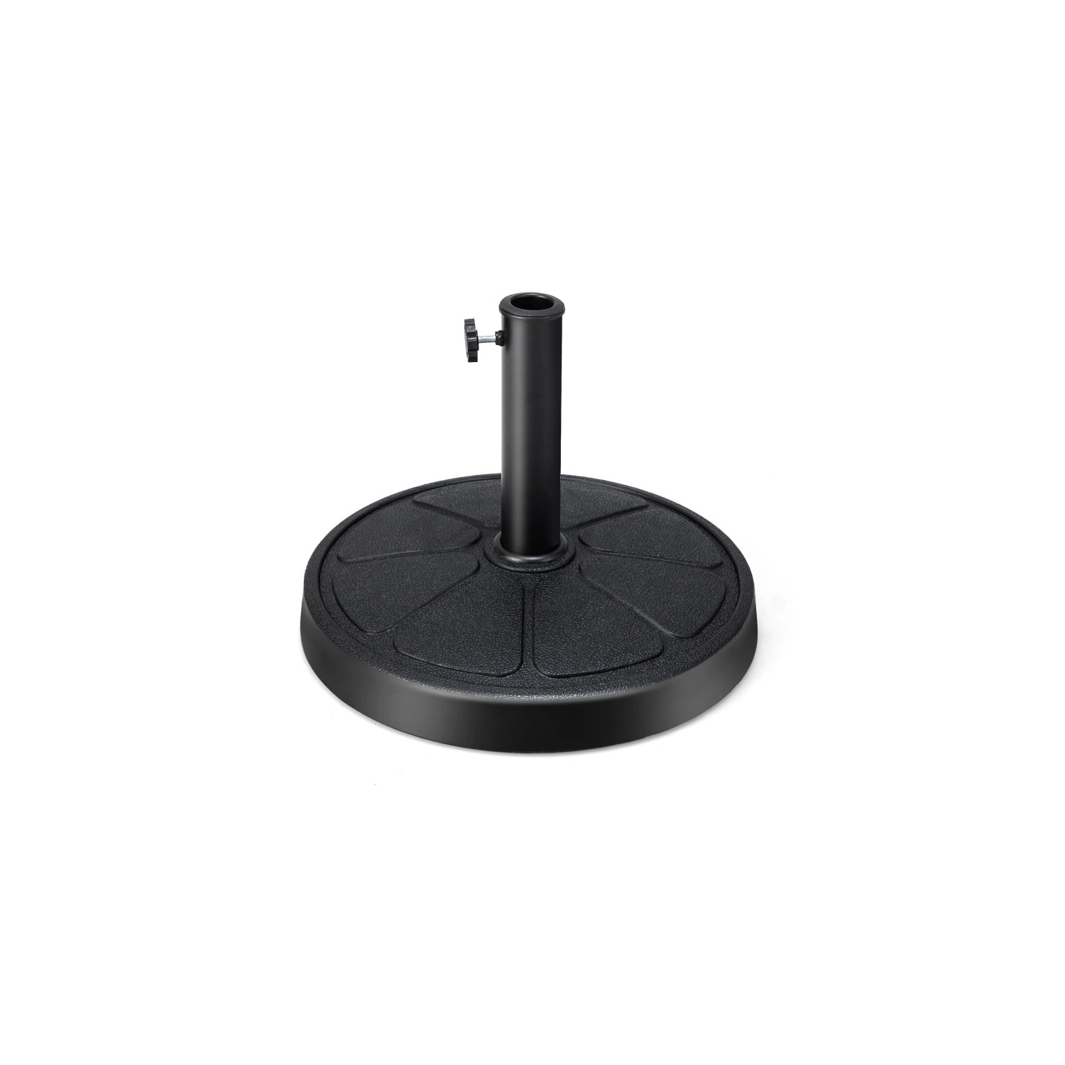 Round Outdoor Umbrella Base for Patio and Garden Umbrellas