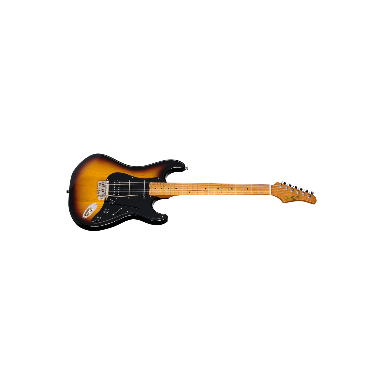 Guitare électrique Pacer Deluxe GT de Kramer avec sac de rangement - Tri Burst
