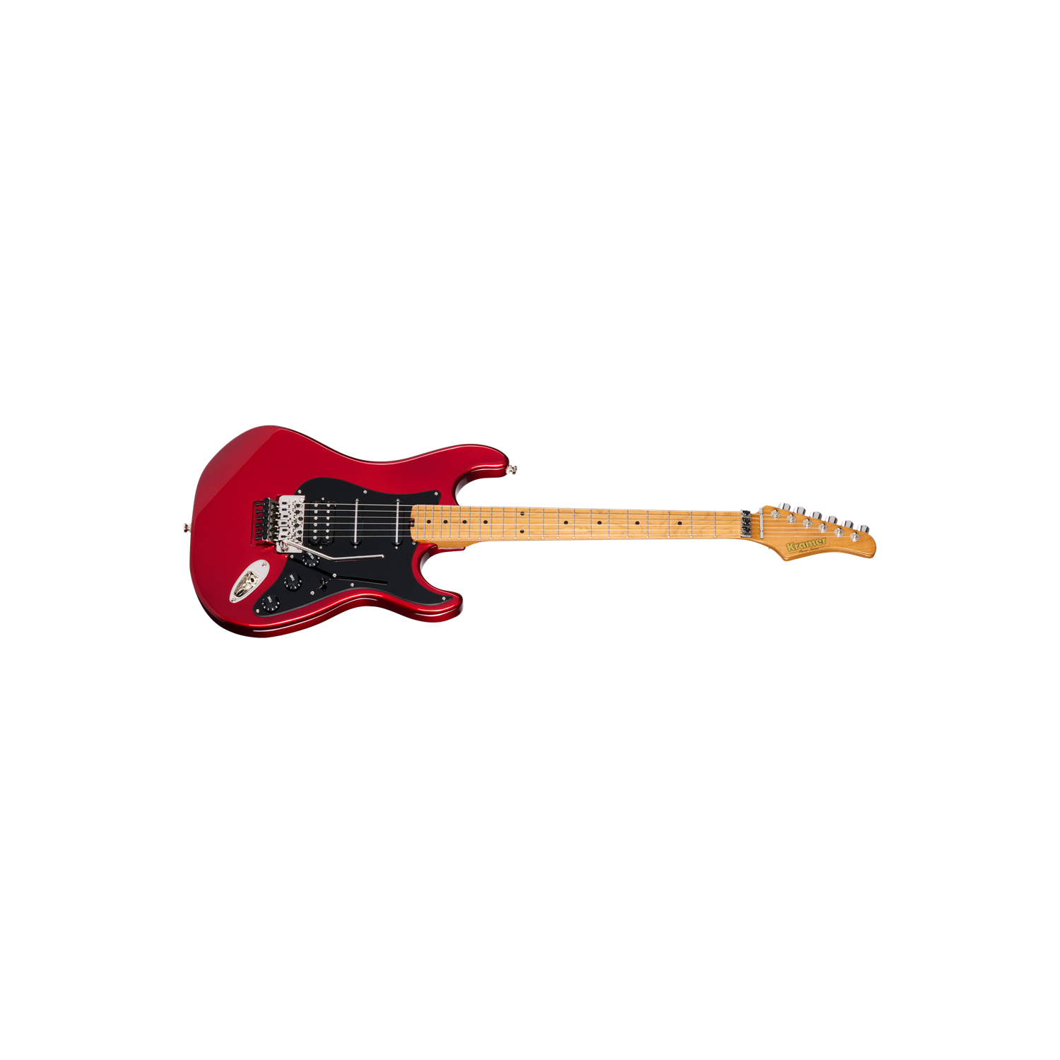 Guitare électrique de luxe Pacer de Kramer avec sac de rangement - Rouge rubis métallisé