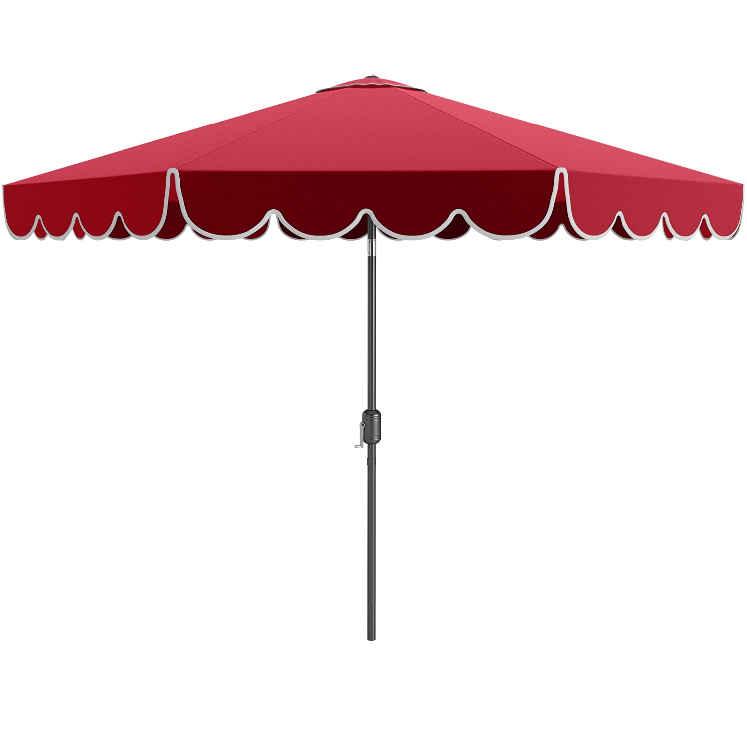 Patio Umbrella with Crank Lift and Adjustable Tilt for Outdoor Use