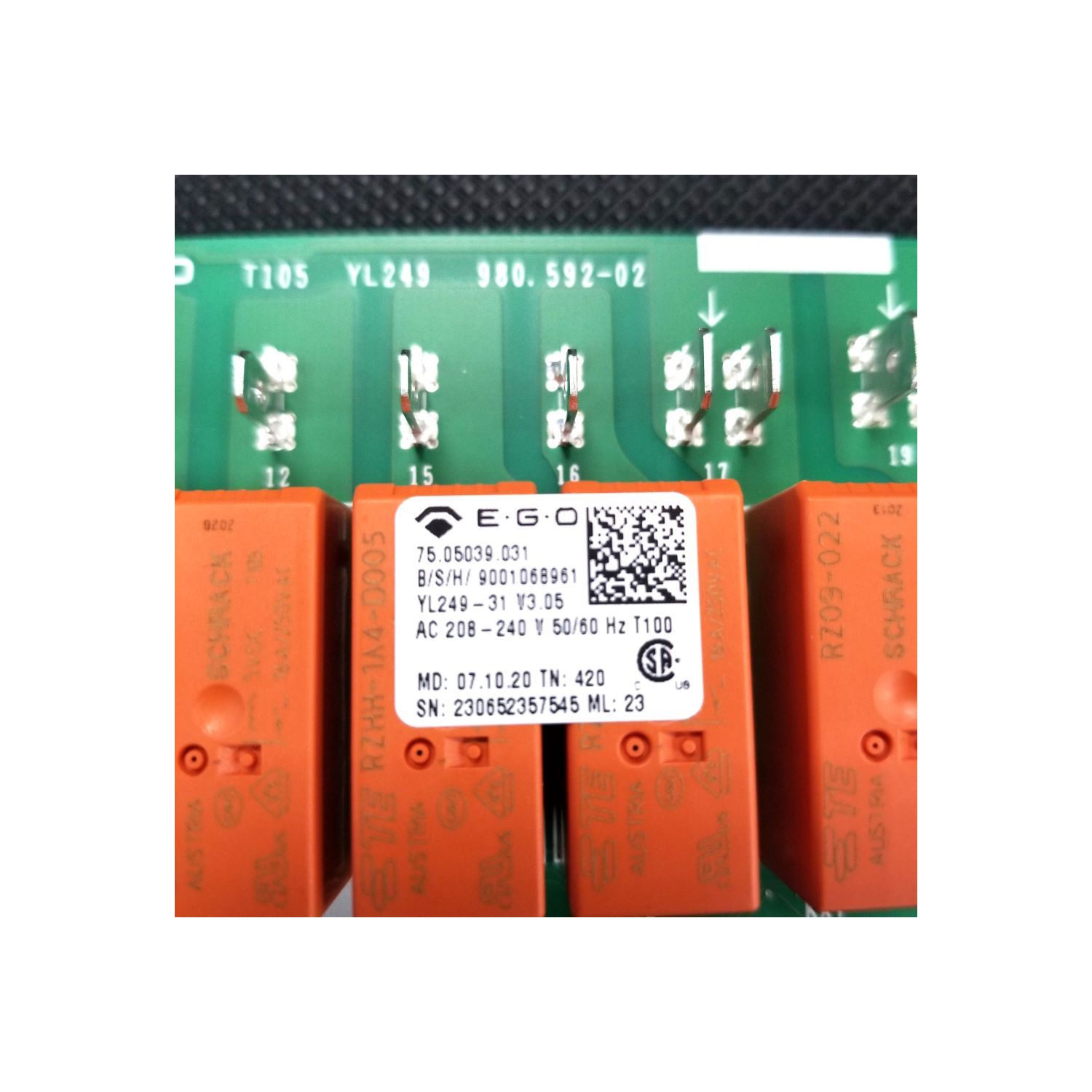 Remis à neuf Carte de relais de module de gamme Bosch YL249-31 V3.05