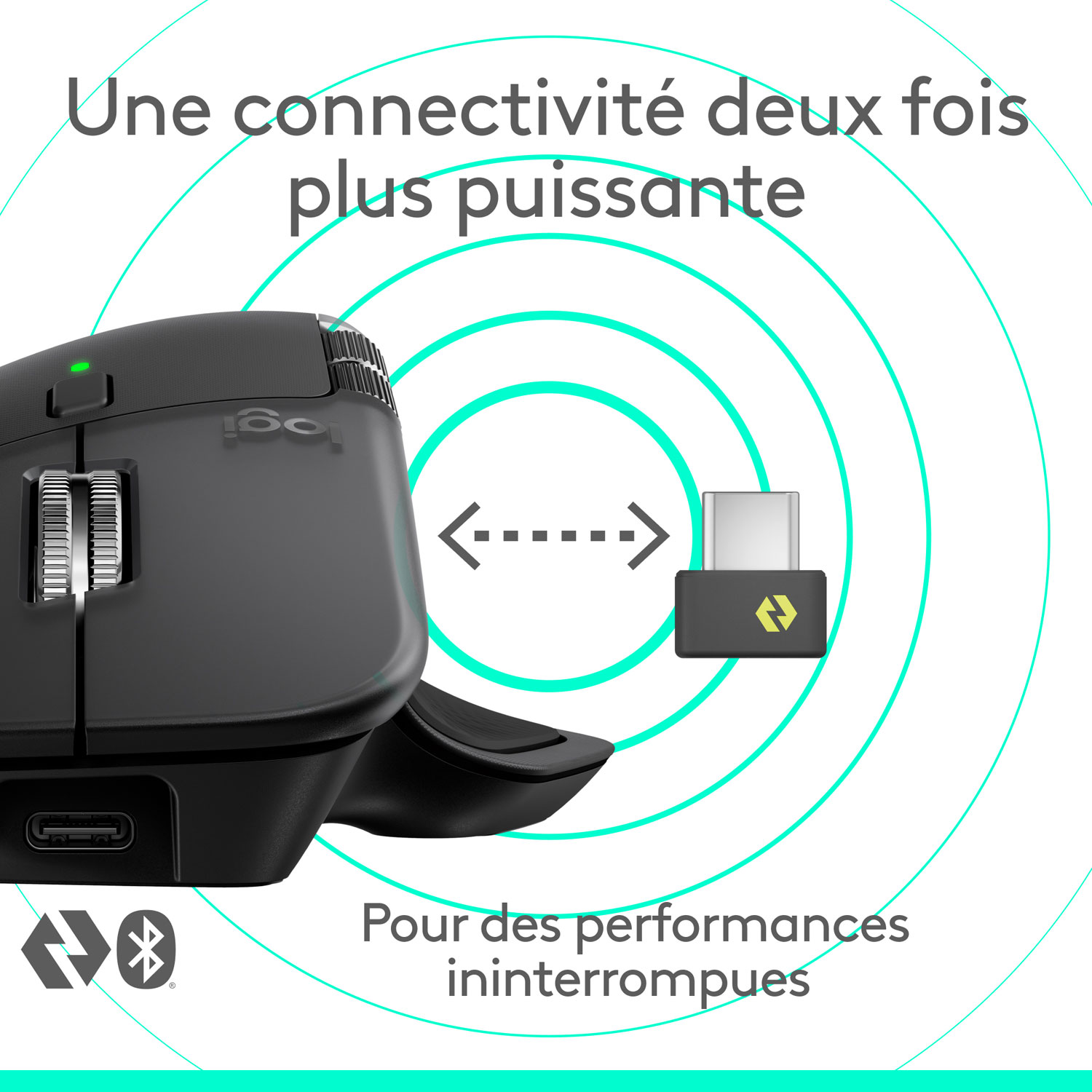 Logitech MX Master 4 Bluetooth Optical Mouse w/ Advanced Performance Haptic Feedback - Black - Only at Best Buy