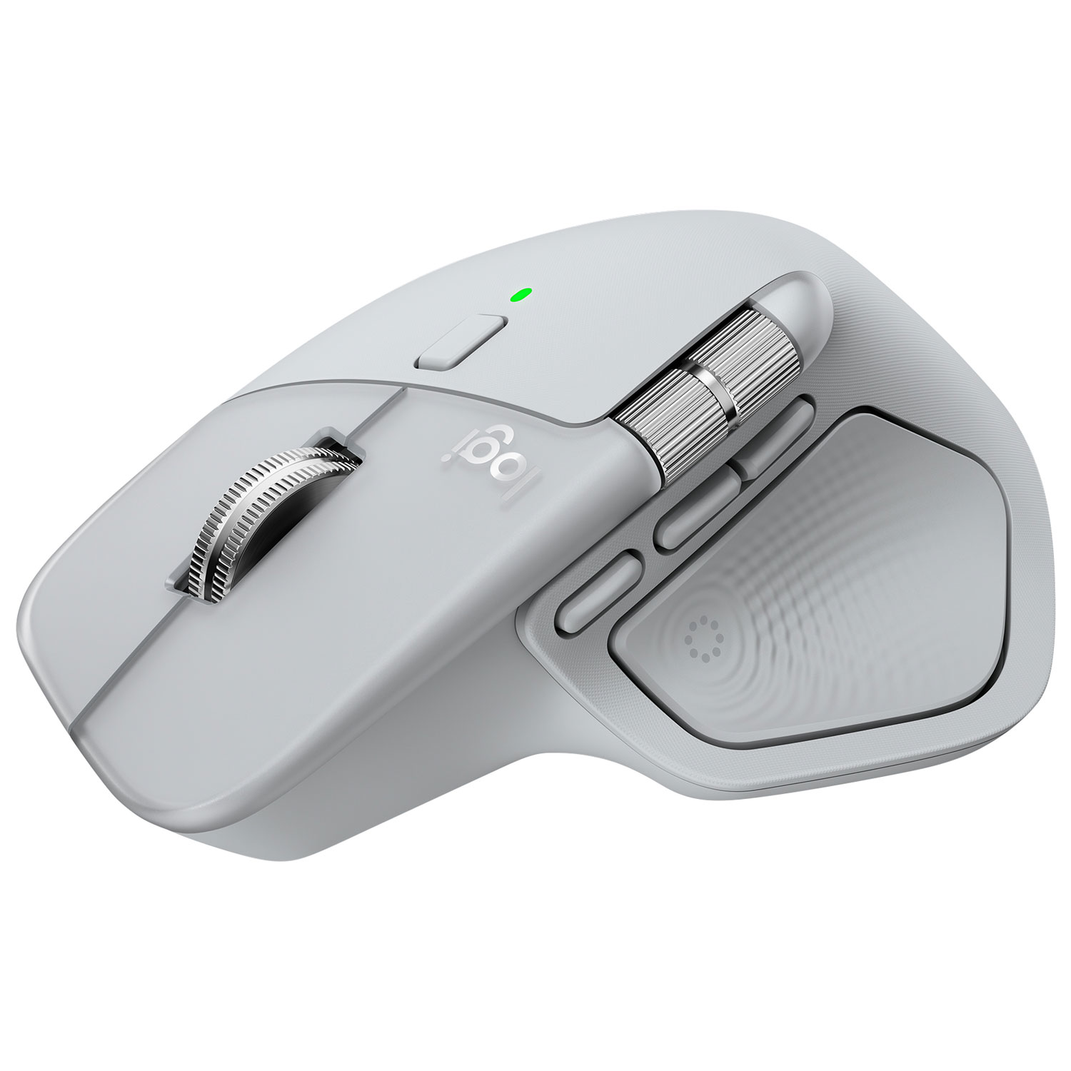 Logitech MX Master 4 Bluetooth Optical Mouse w/ Advanced Performance Haptic Feedback - Pale Grey