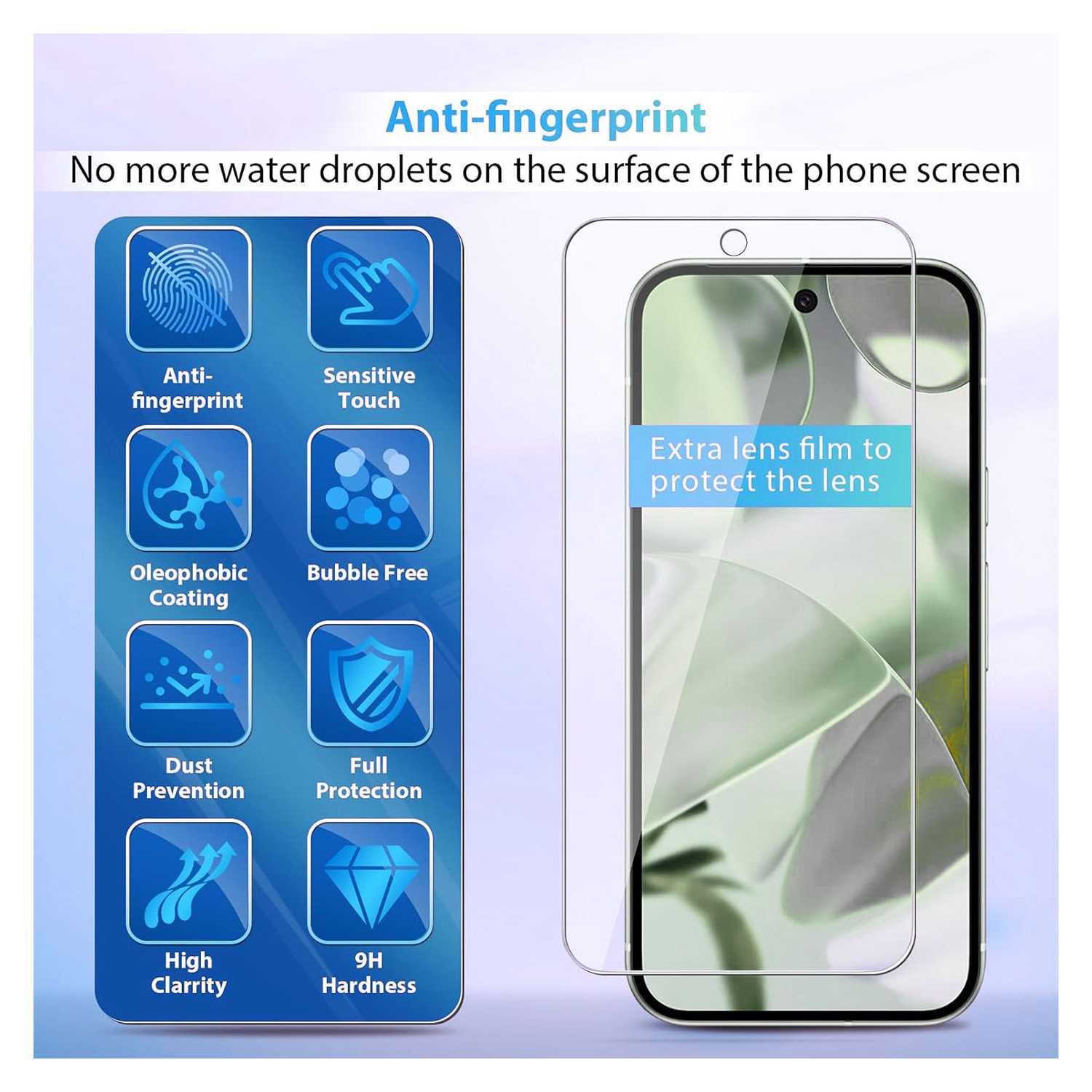 XCRS – Verre trempé, protecteur d'écran pour Google Pixel 10 Pro XL [paquet de 2]