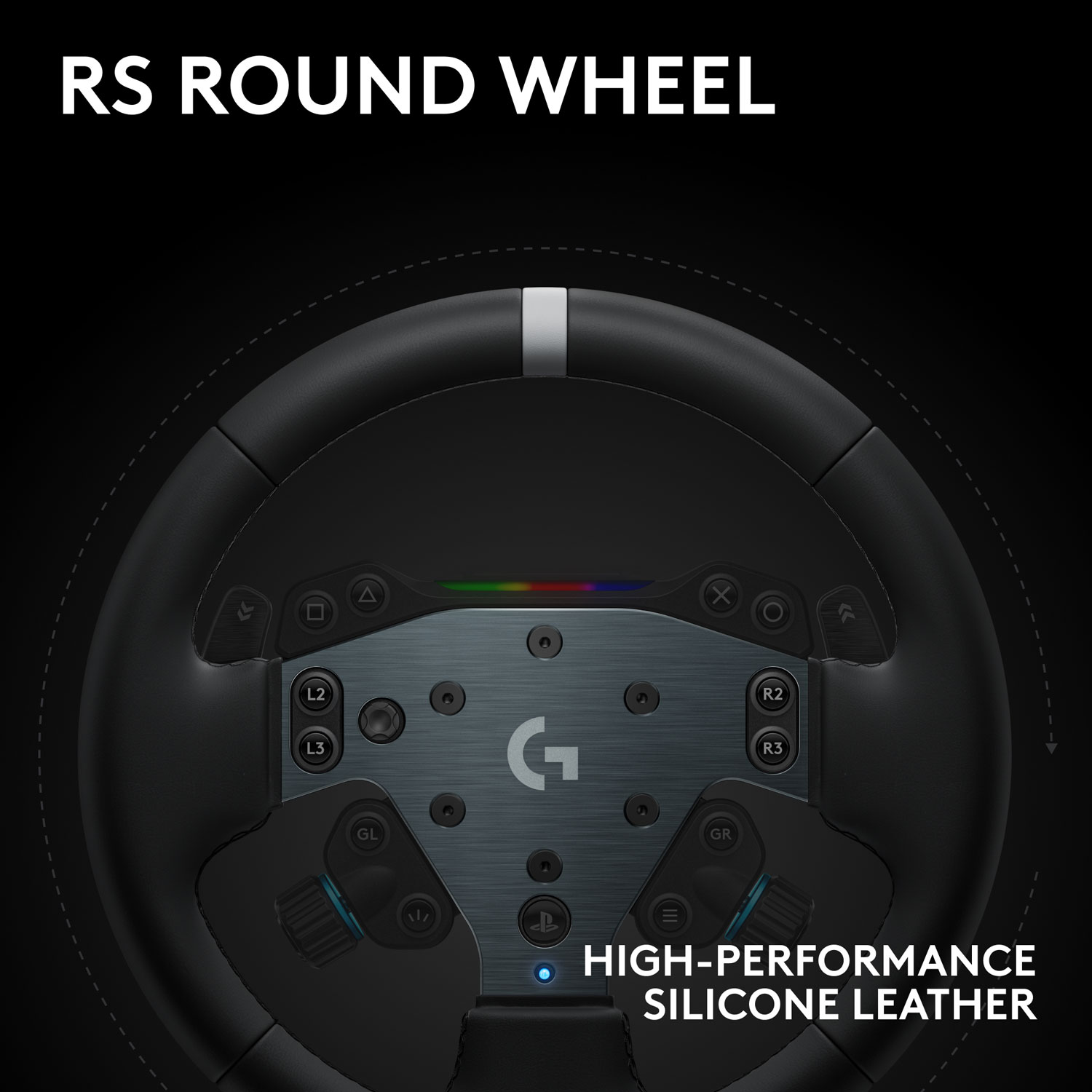 Logitech G RS50 3-Piece Sim Racing Steering Wheel System for Xbox Series X|S/Xbox One/PC