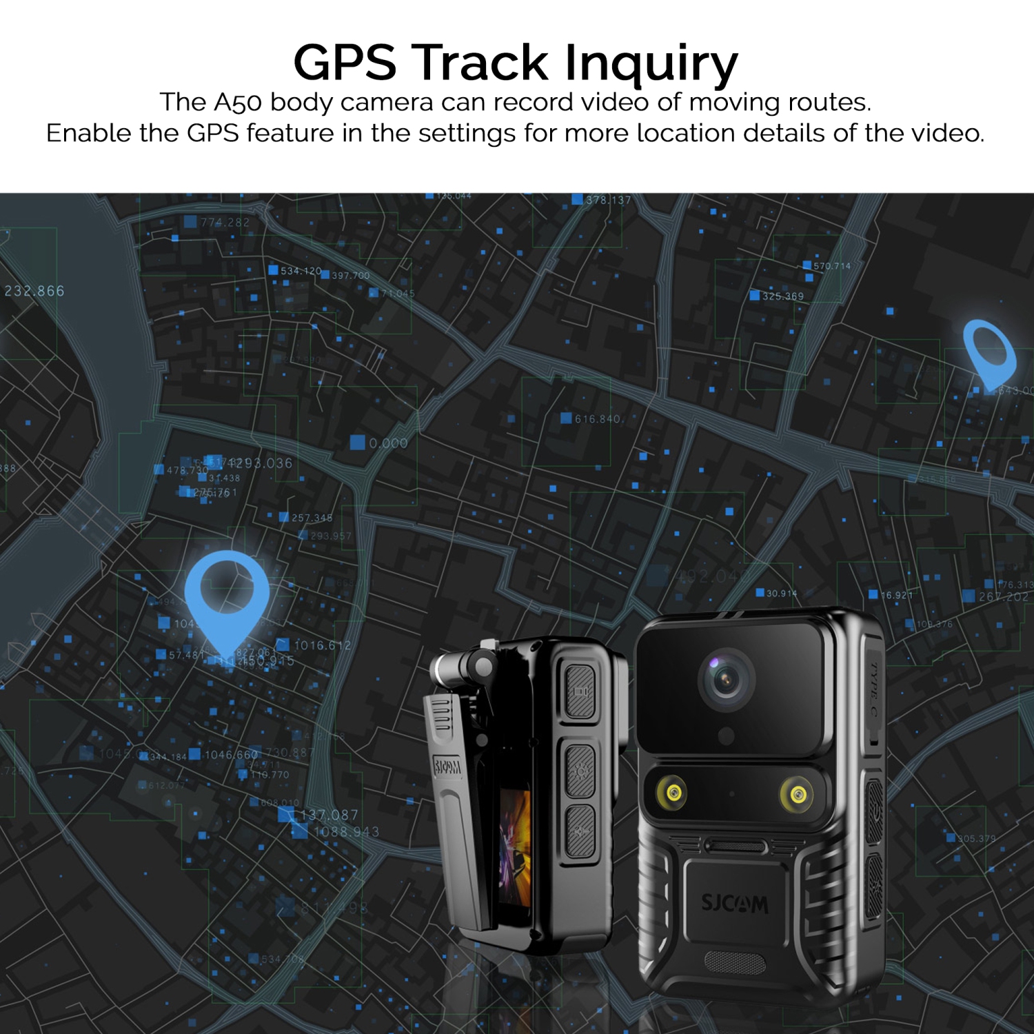 Ensemble appareil photo SJCAM A50