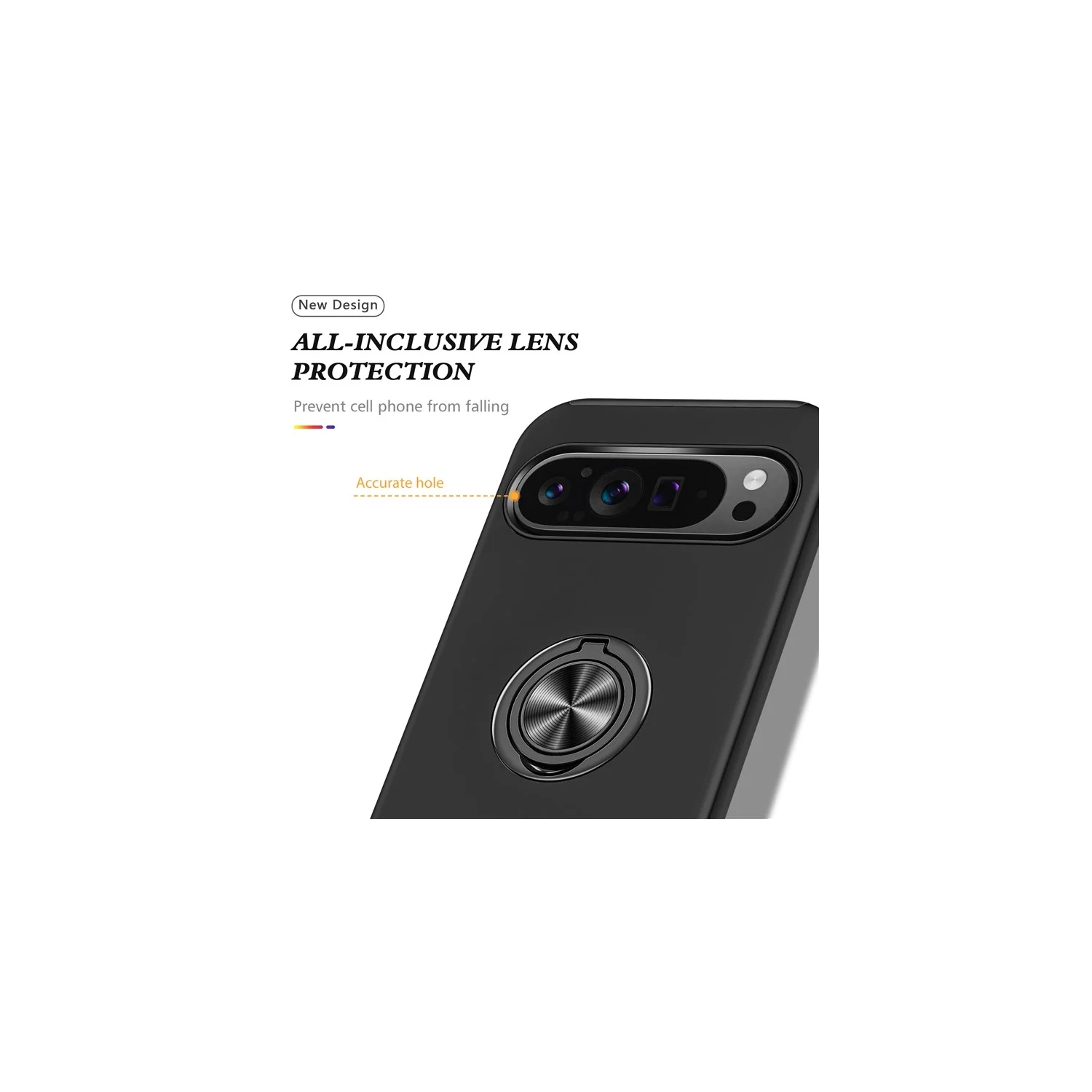 Anneau ajusté XCRS, étui rotatif Slim Armor pour Pixel 10 Pro XL de Google