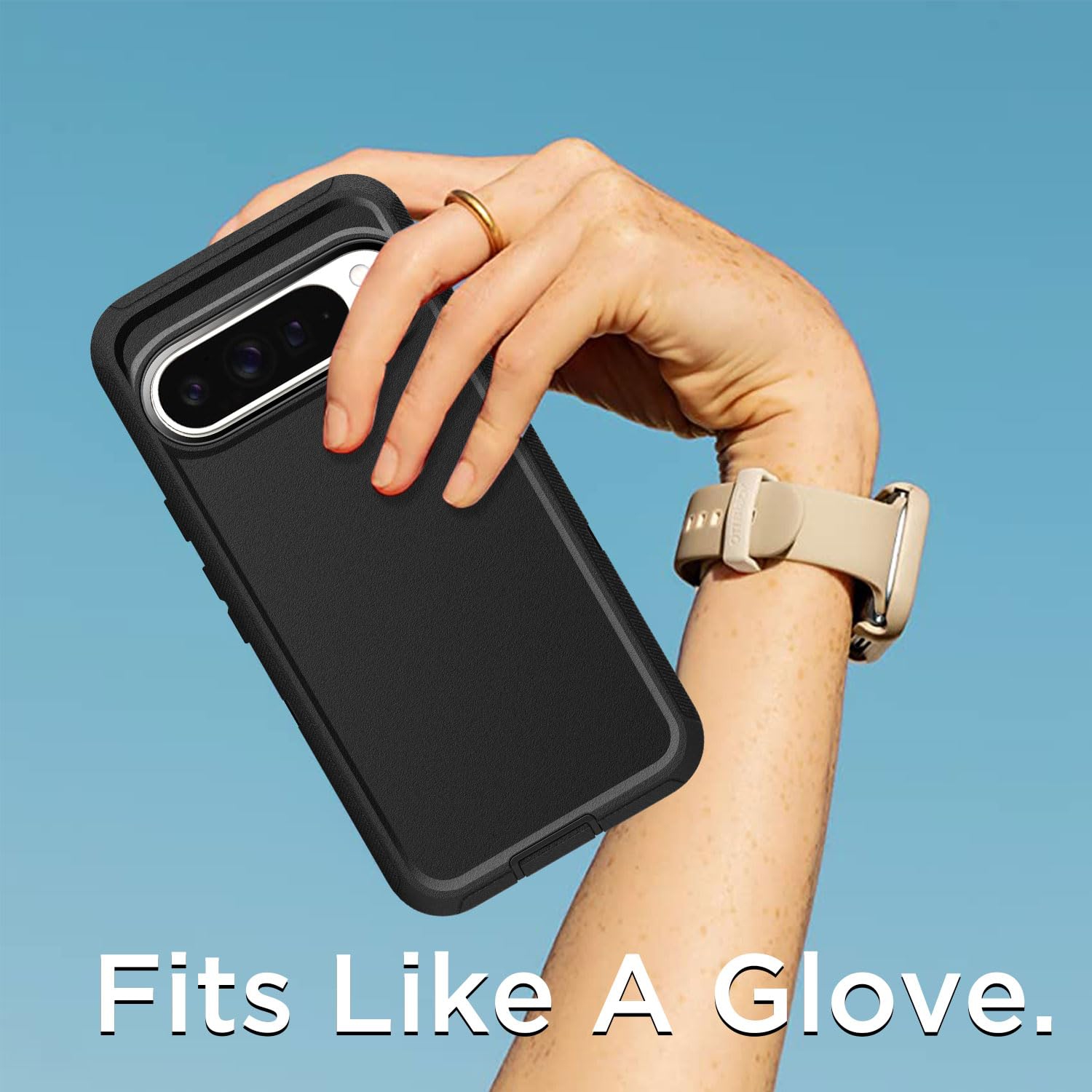 XCRS Fitted Defender Cover, Triple Layer Hard Case for Google Pixel 10 / Pixel 10 Pro