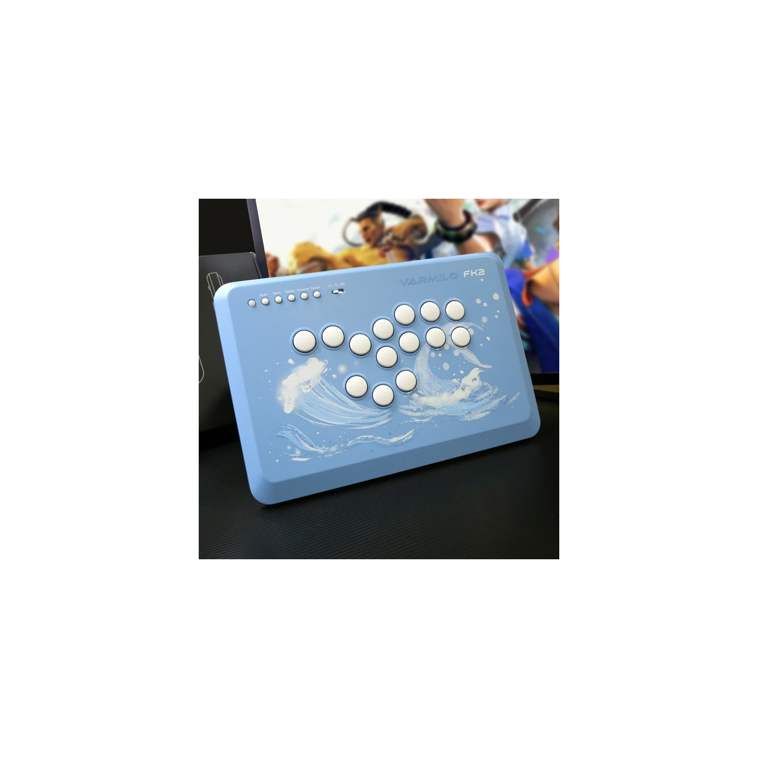 Varmilo FK 2 Fighting Arcade Controller - Sea Melody